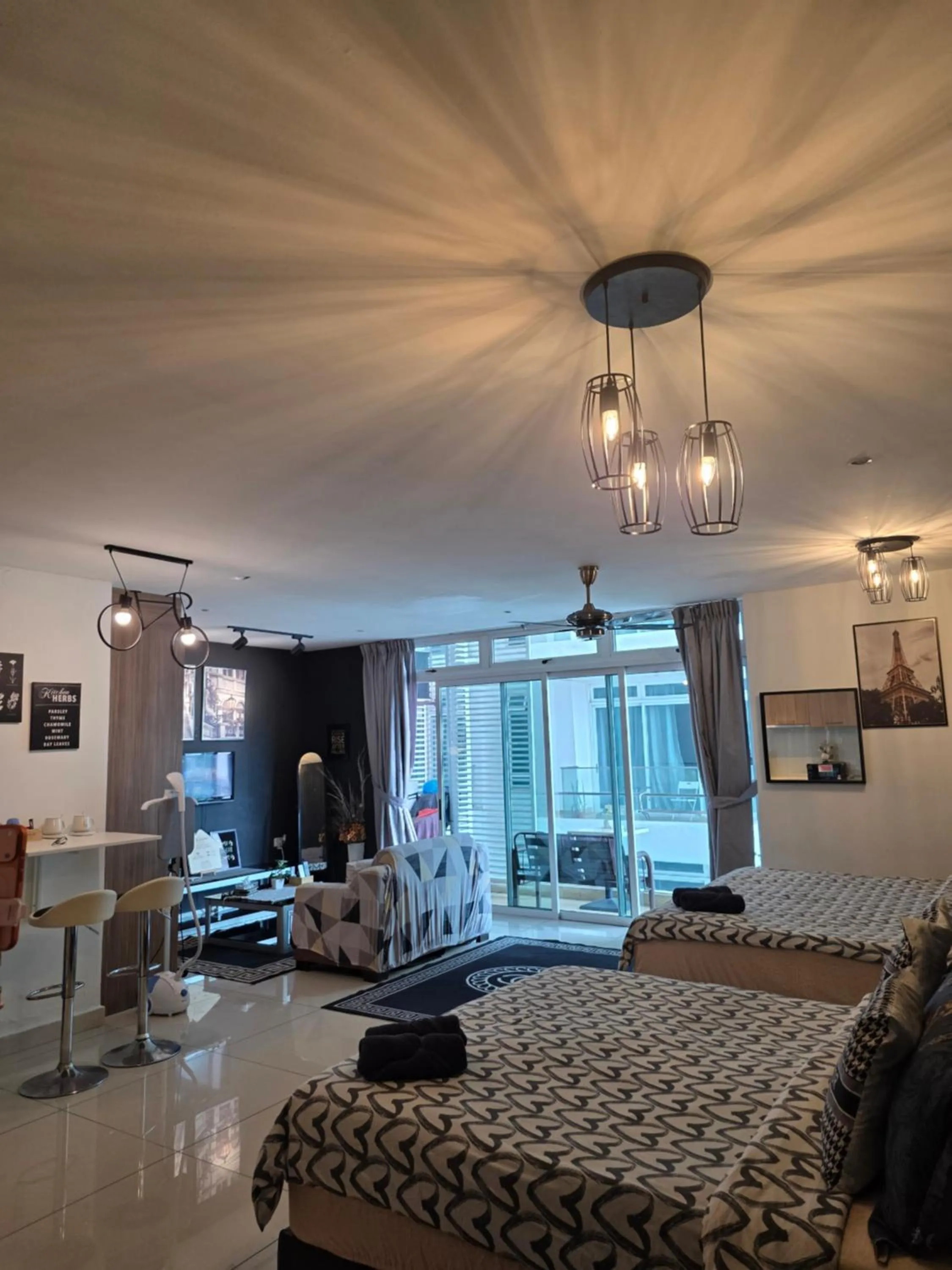 Seating area in Ksl D'Esplanade Studio Apartment's 2