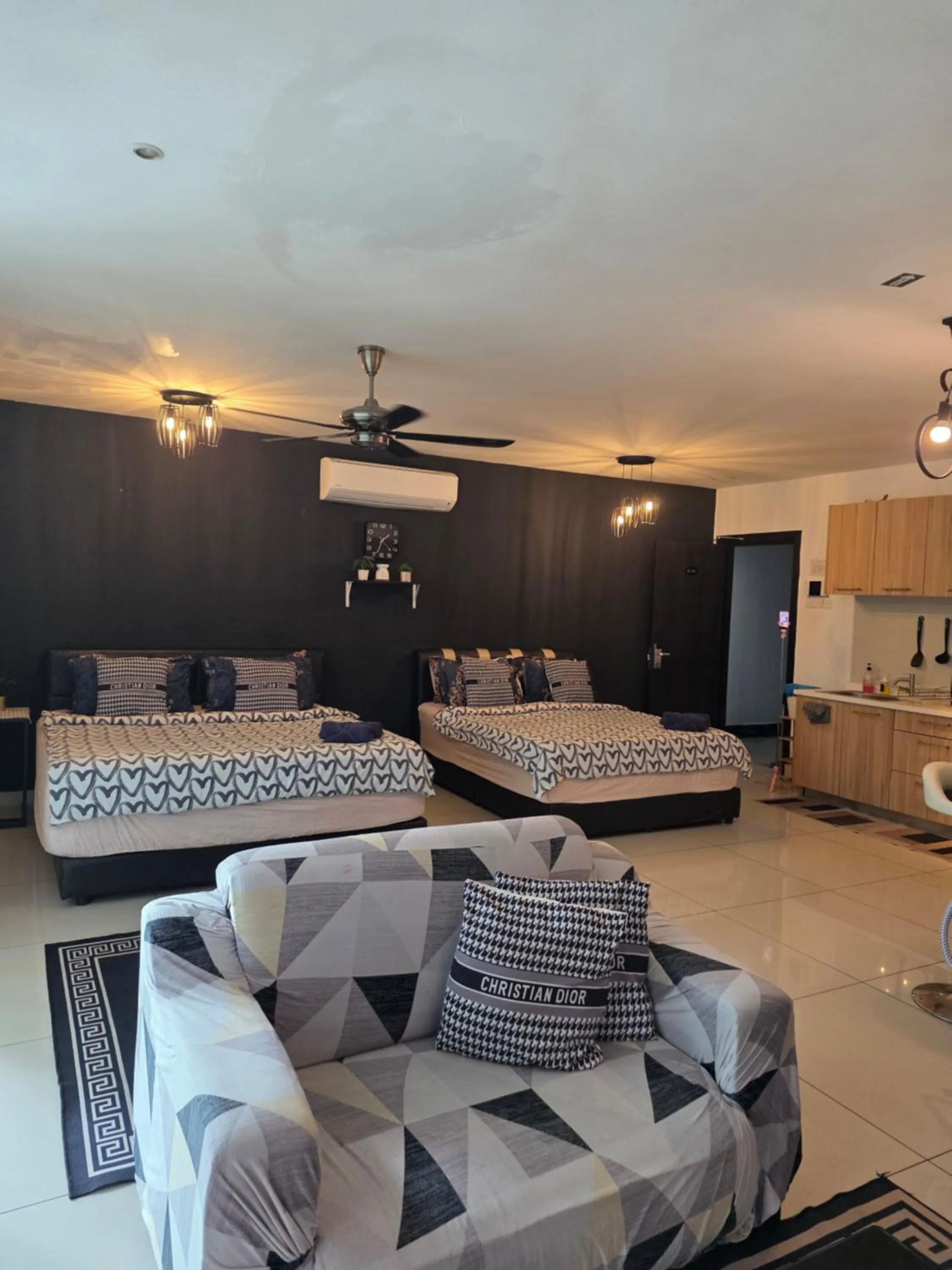 View (from property/room), Bed in Ksl D'Esplanade Studio Apartment's 2