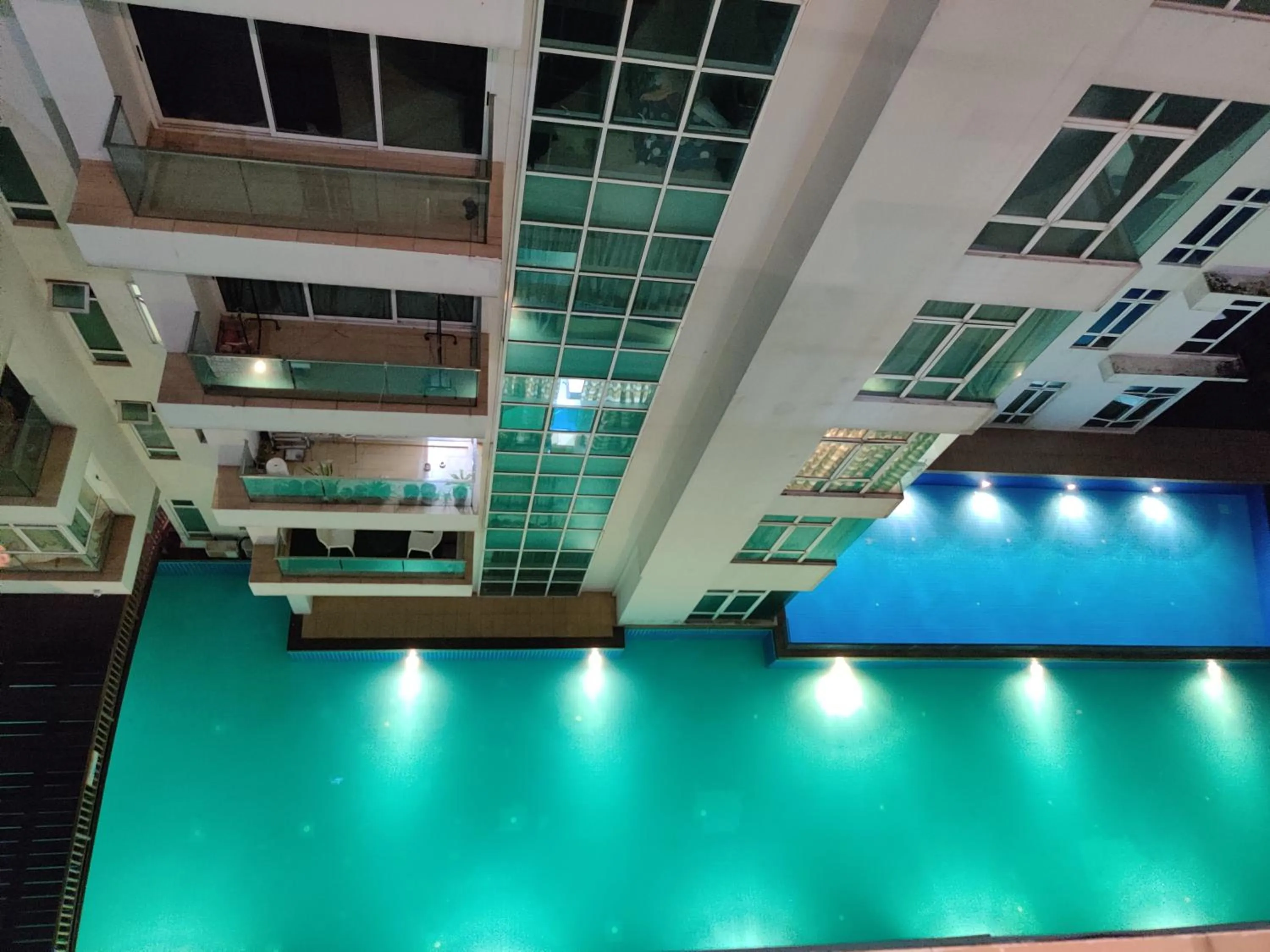 Pool view in Ksl D'Esplanade Studio Apartment's 2