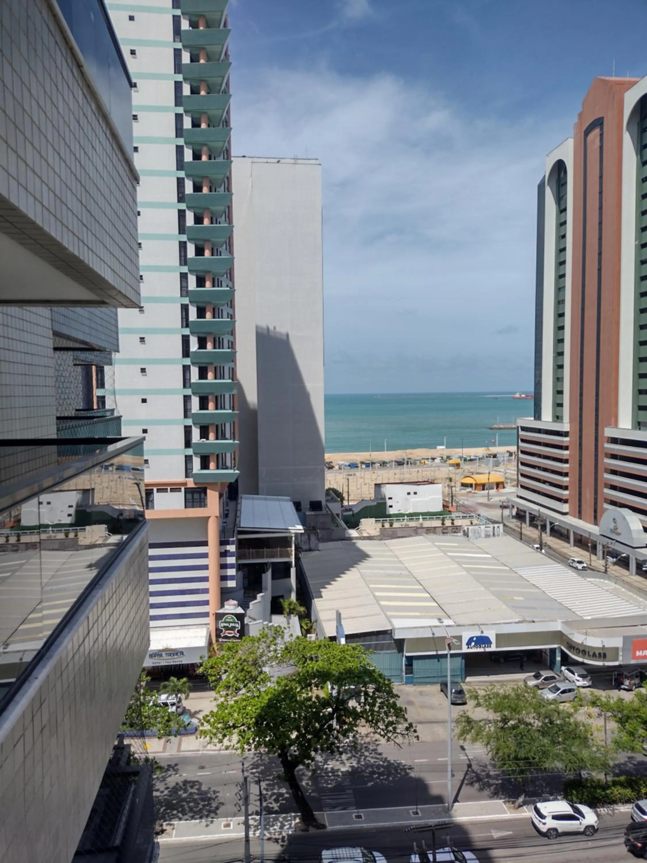 Balcony/Terrace in Via Venetto Flat próximo a feirinha da beira-mar Fortaleza