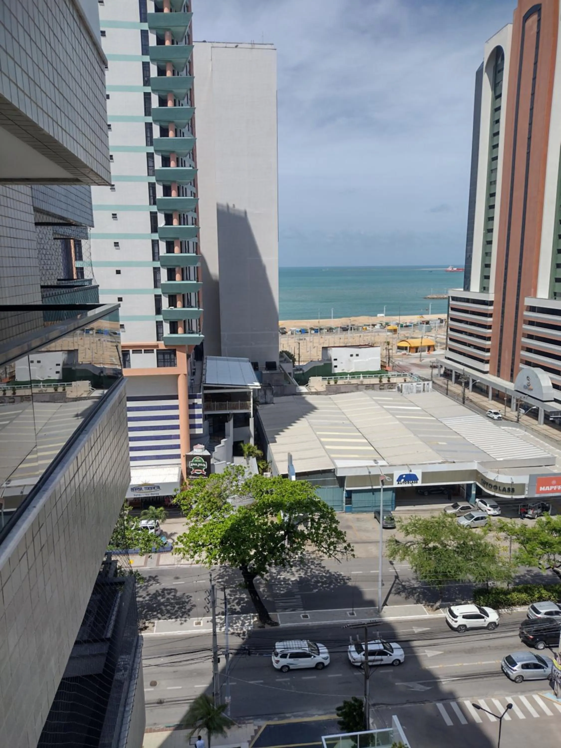 Balcony/Terrace in Via Venetto Flat próximo a feirinha da beira-mar Fortaleza