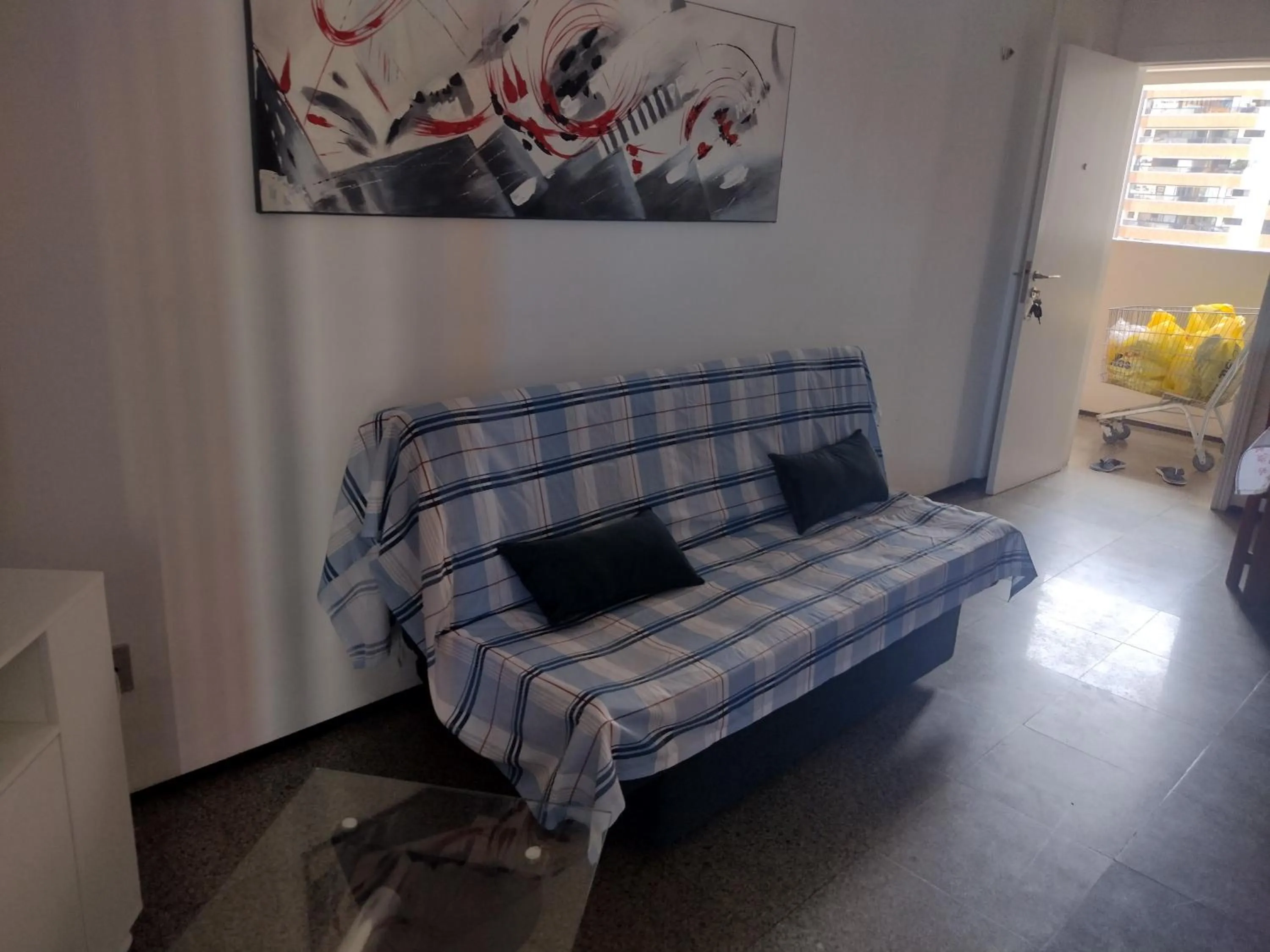 Living room in Via Venetto Flat próximo a feirinha da beira-mar Fortaleza