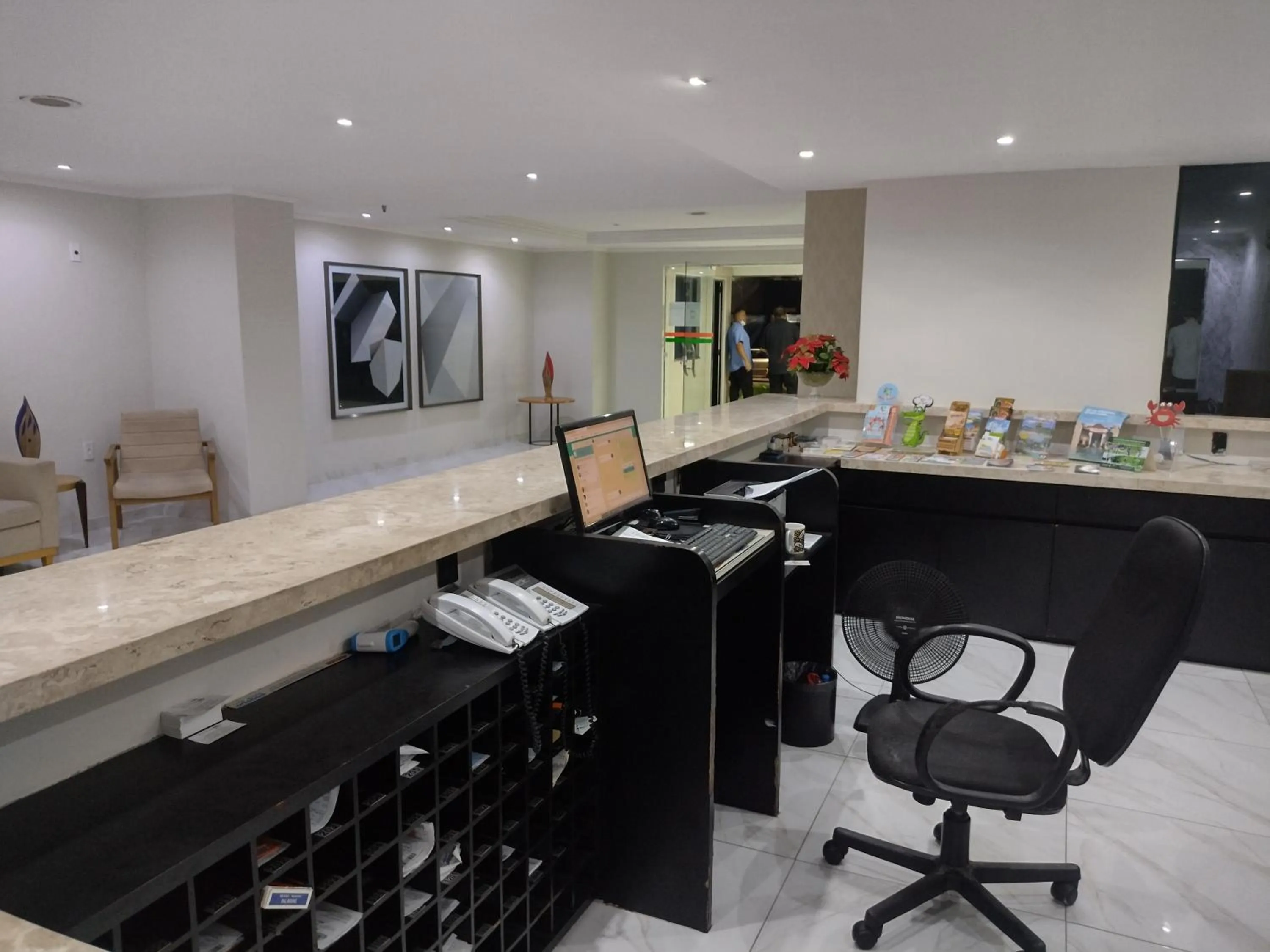 Lobby or reception in Via Venetto Flat próximo a feirinha da beira-mar Fortaleza