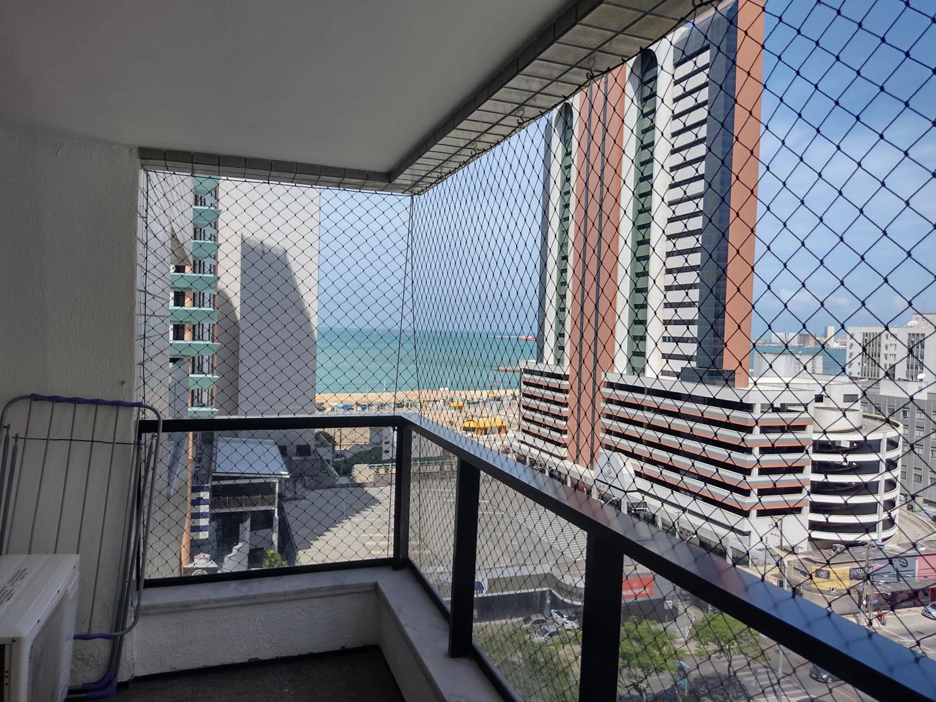Balcony/Terrace in Via Venetto Flat próximo a feirinha da beira-mar Fortaleza