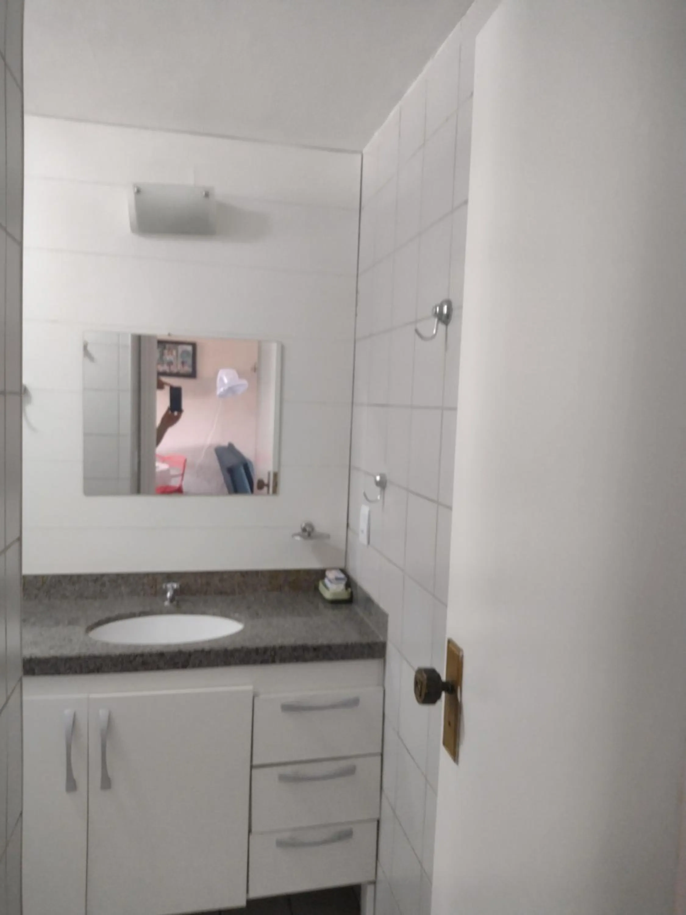 Bathroom in Via Venetto Flat próximo a feirinha da beira-mar Fortaleza