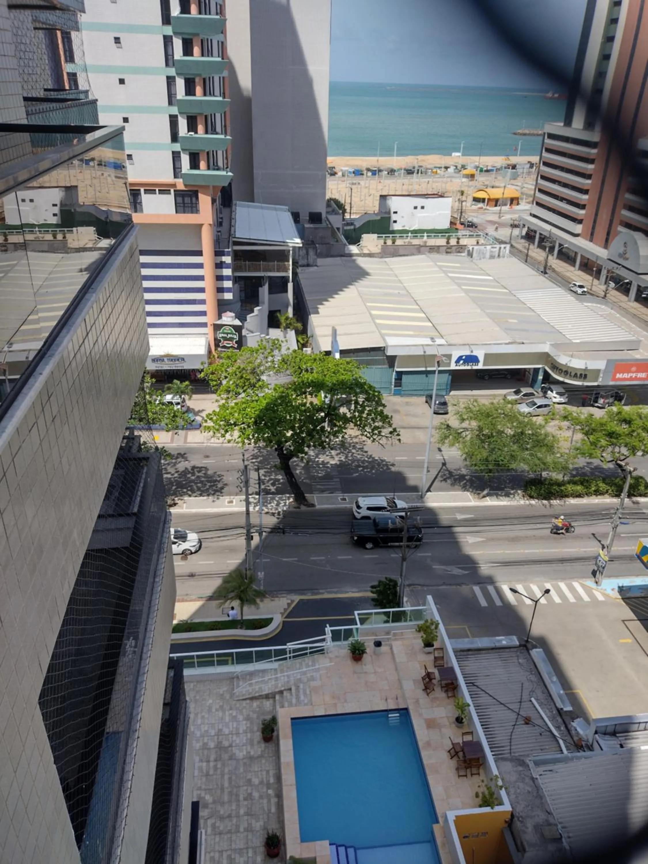 Balcony/Terrace in Via Venetto Flat próximo a feirinha da beira-mar Fortaleza