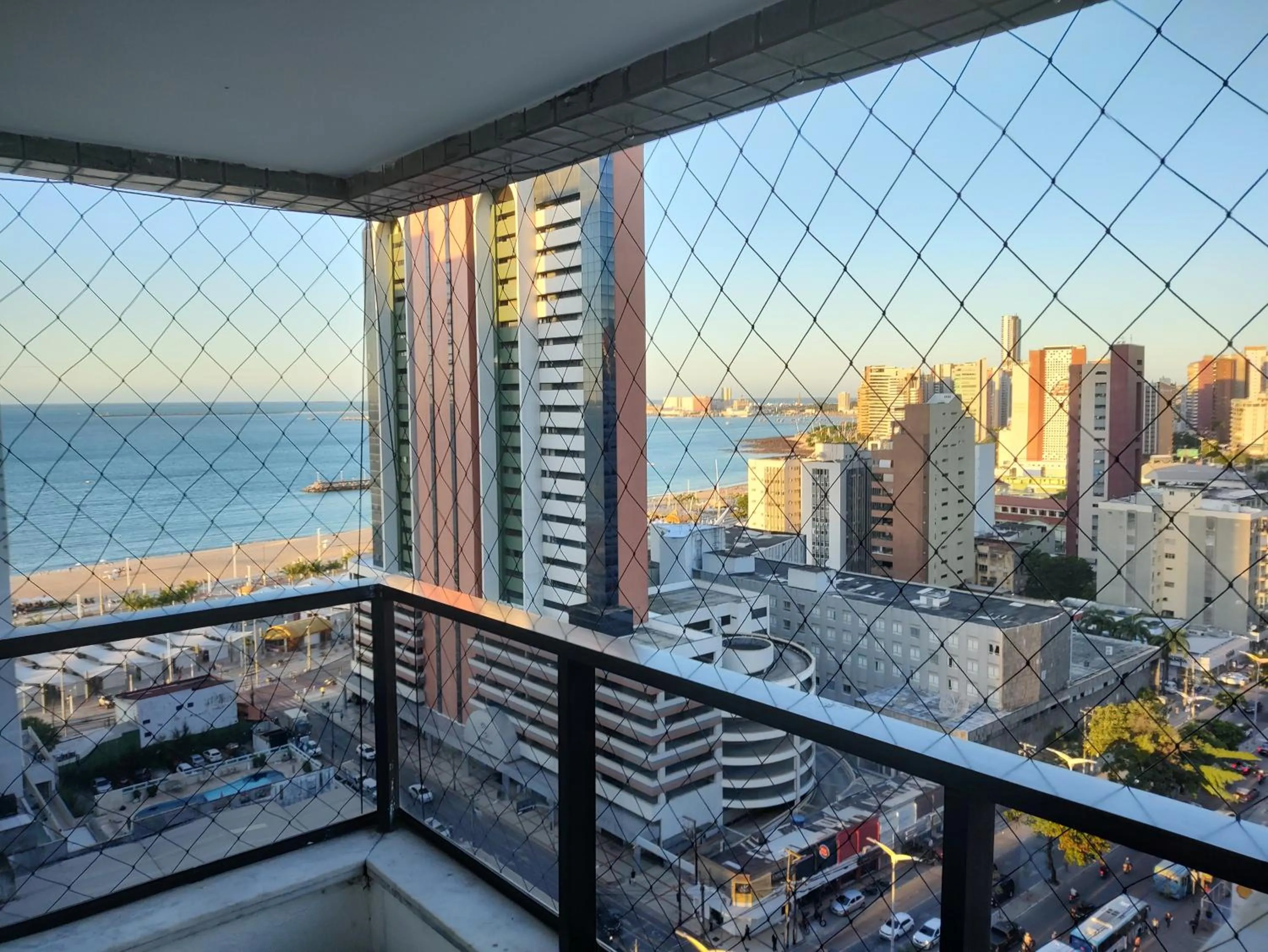 Balcony/Terrace in Via Venetto Flat próximo a feirinha da beira-mar Fortaleza