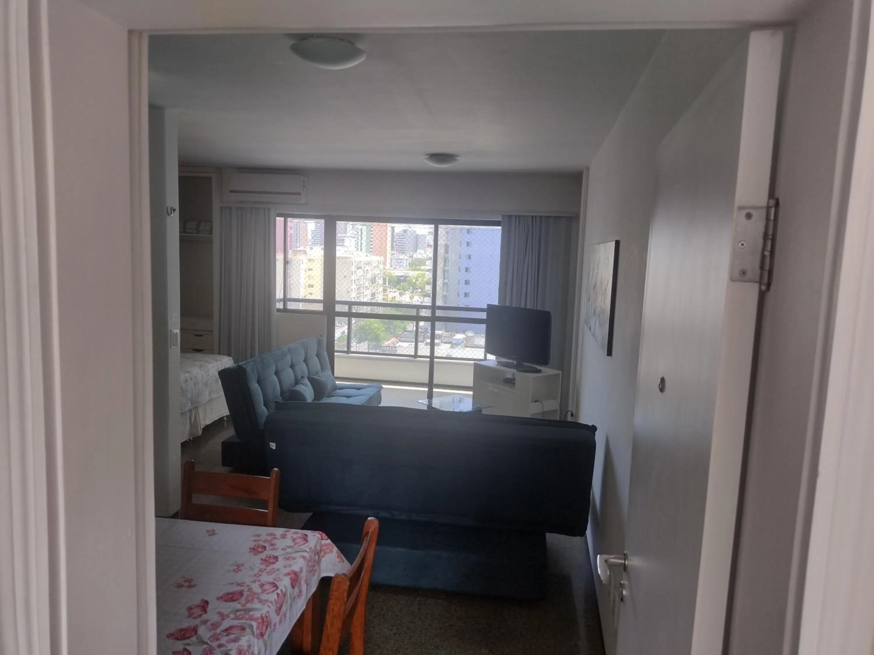 Living room in Via Venetto Flat próximo a feirinha da beira-mar Fortaleza