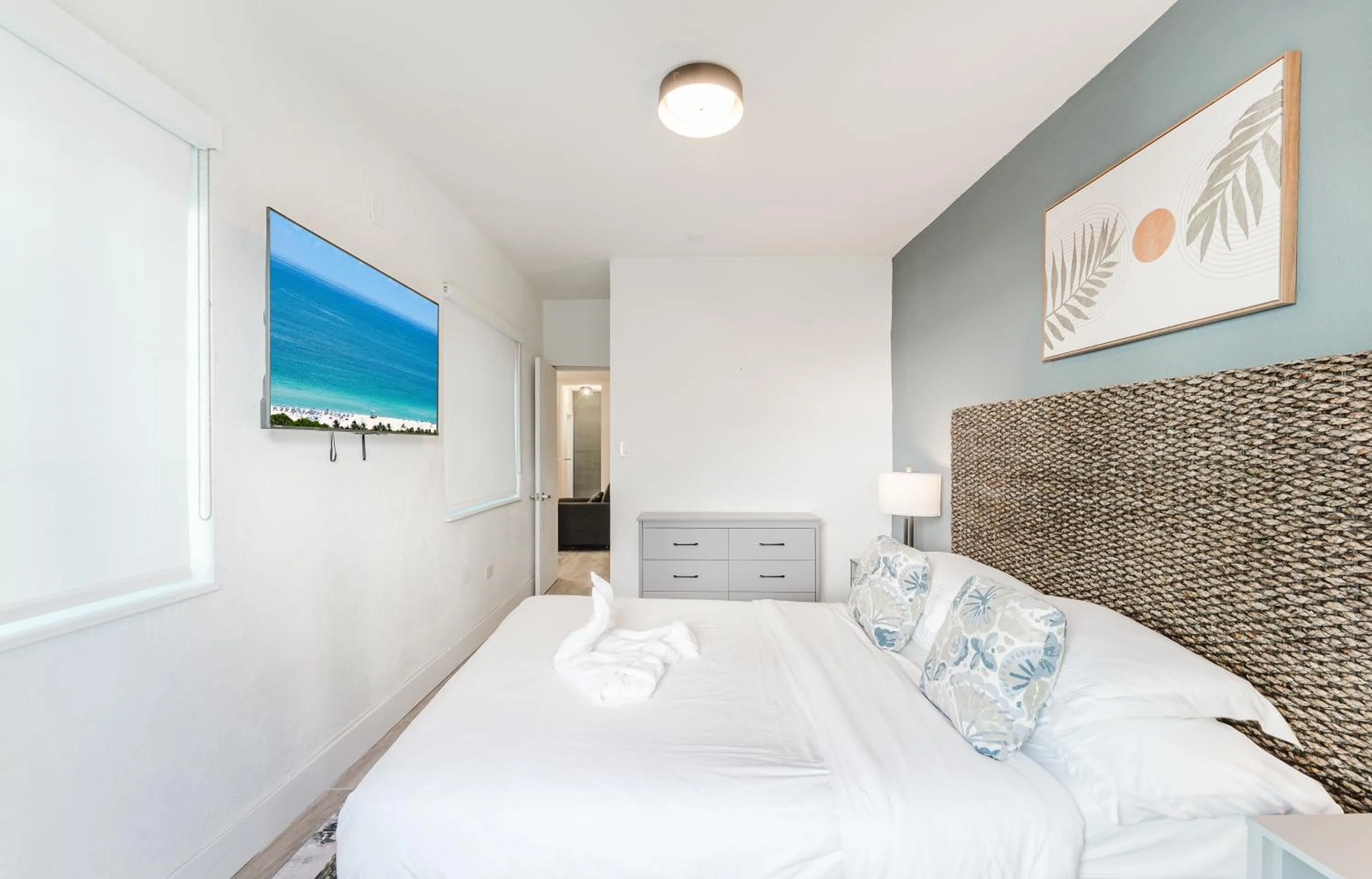 Bed in PRAIA Hotel Boutique & Apartments Miami Beach