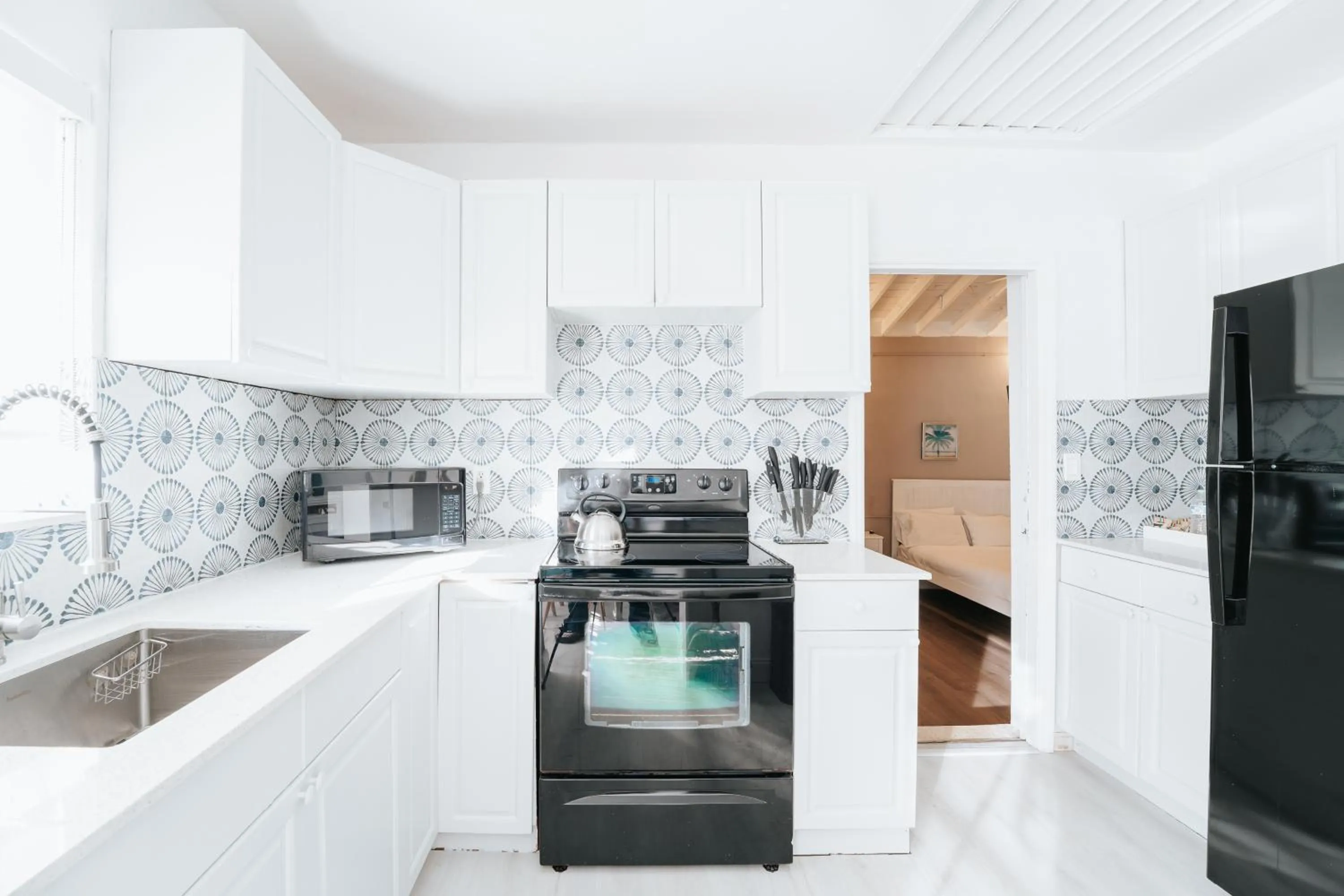 Kitchen or kitchenette in PRAIA Hotel Hollywood