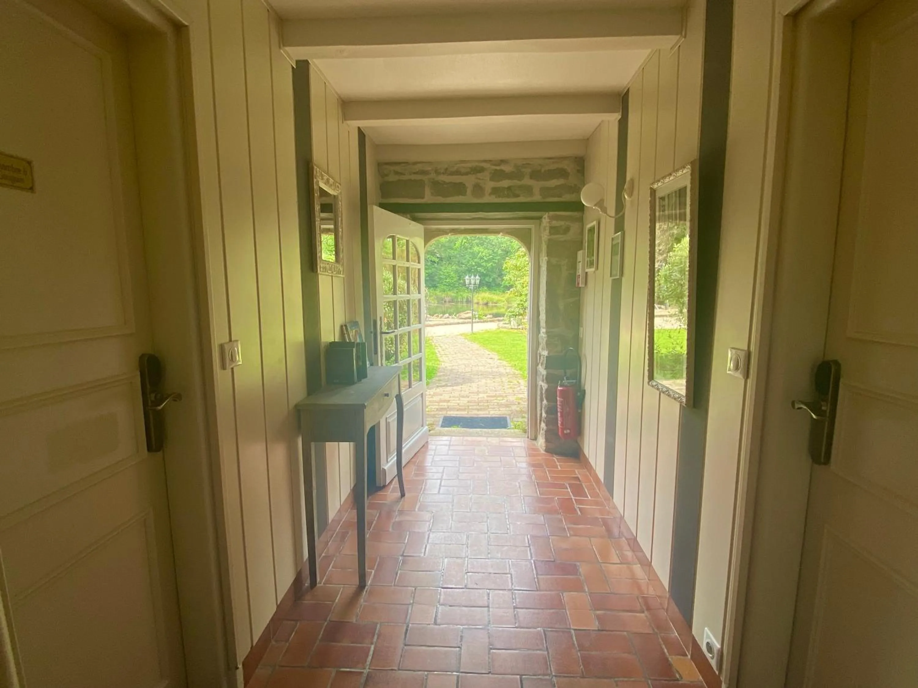 View (from property/room) in Les Moulins Du Duc ÉCOLODGE