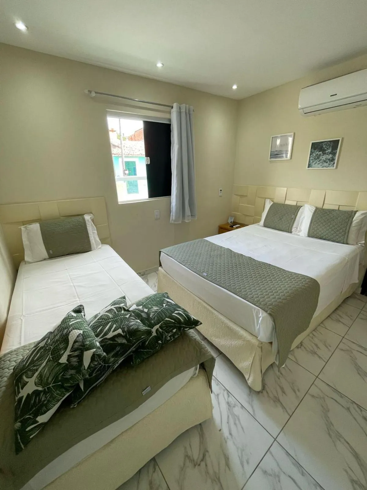 Bed in Pousada Tropical Maragogi