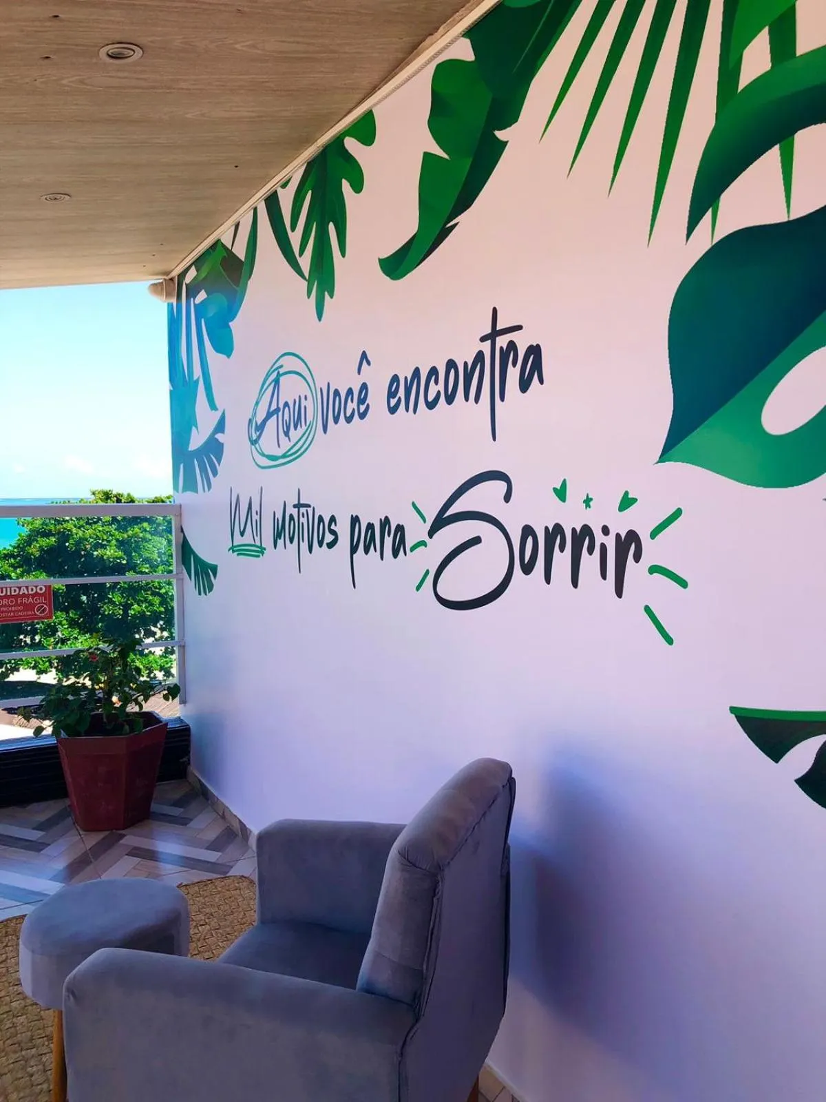 Balcony/Terrace in Pousada Tropical Maragogi