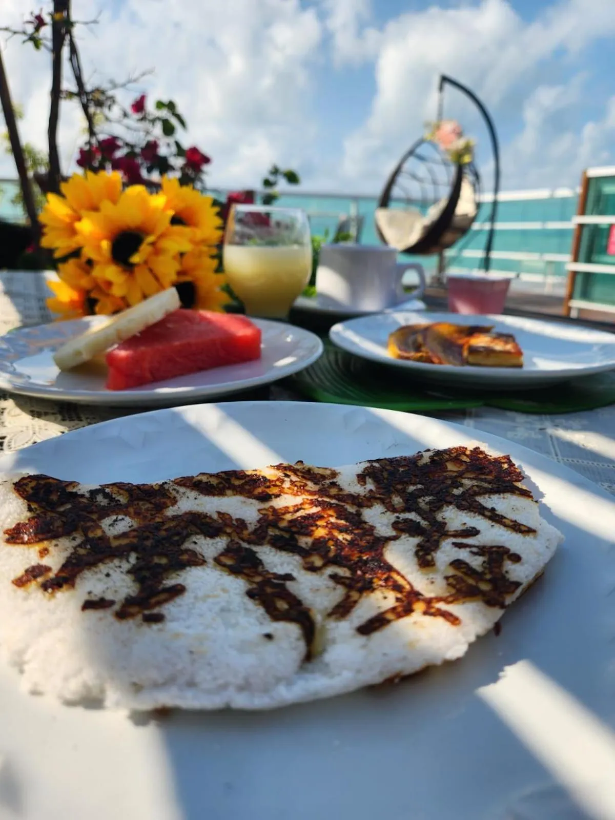 Breakfast in Pousada Tropical Maragogi