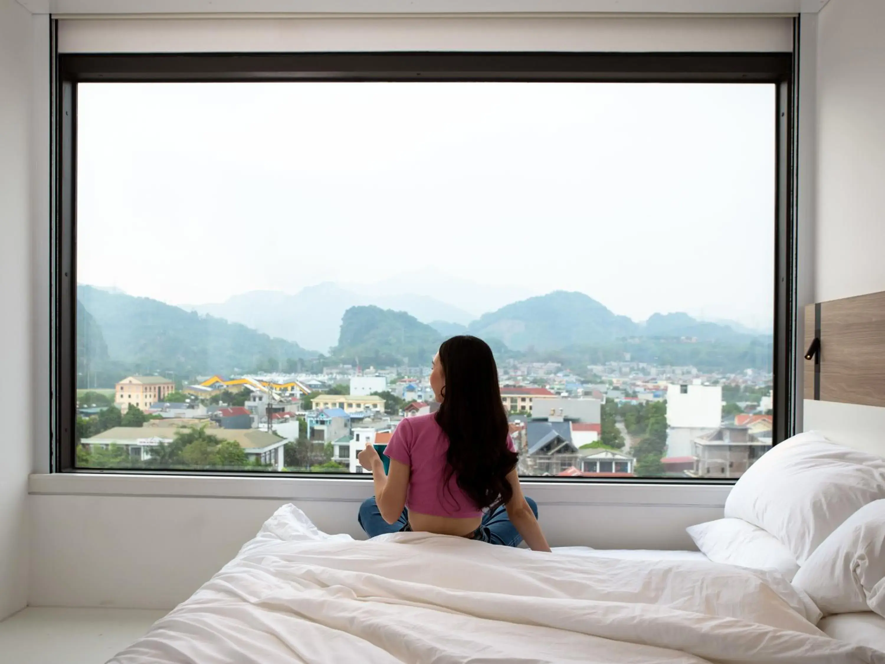 City view, Bed in SOJO Hotel Hoa Binh City view, Bed in SOJO Hotel Hoa Binh