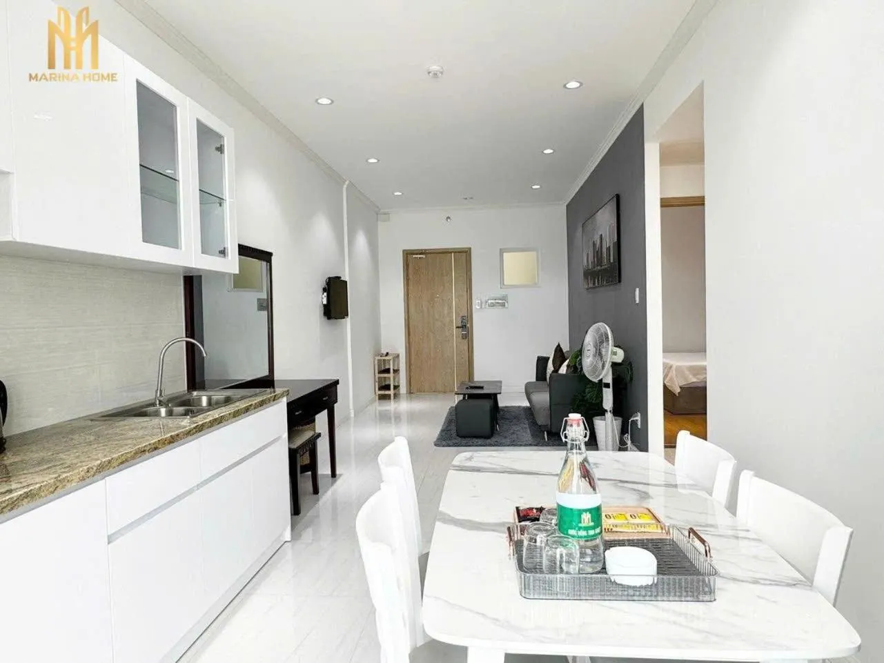 Living room in Căn hộ Khách sạn cao cấp Marina Long Xuyên