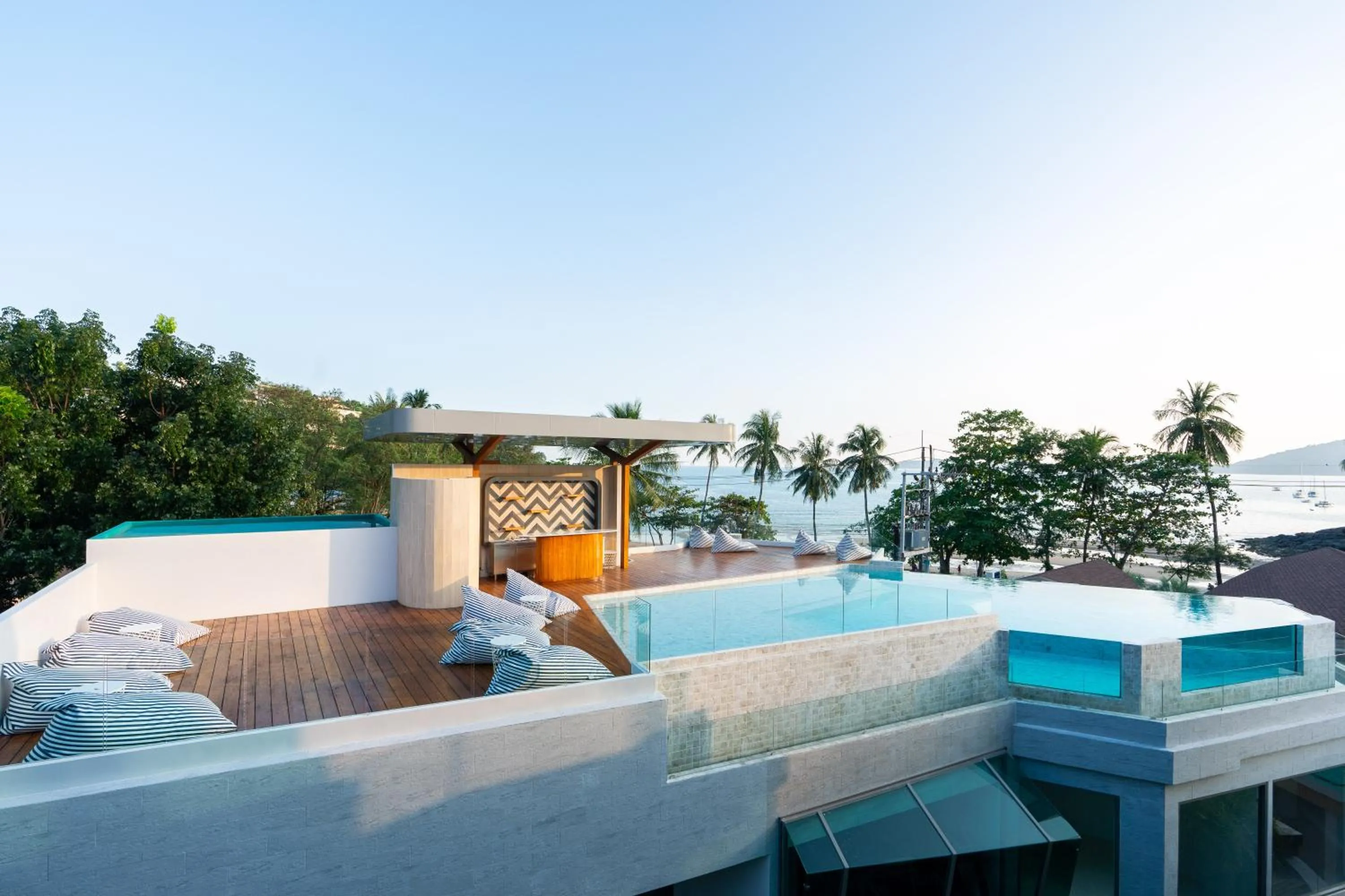 Swimming pool in Panwaburi Beachfront Resort - SHA Extra Plus