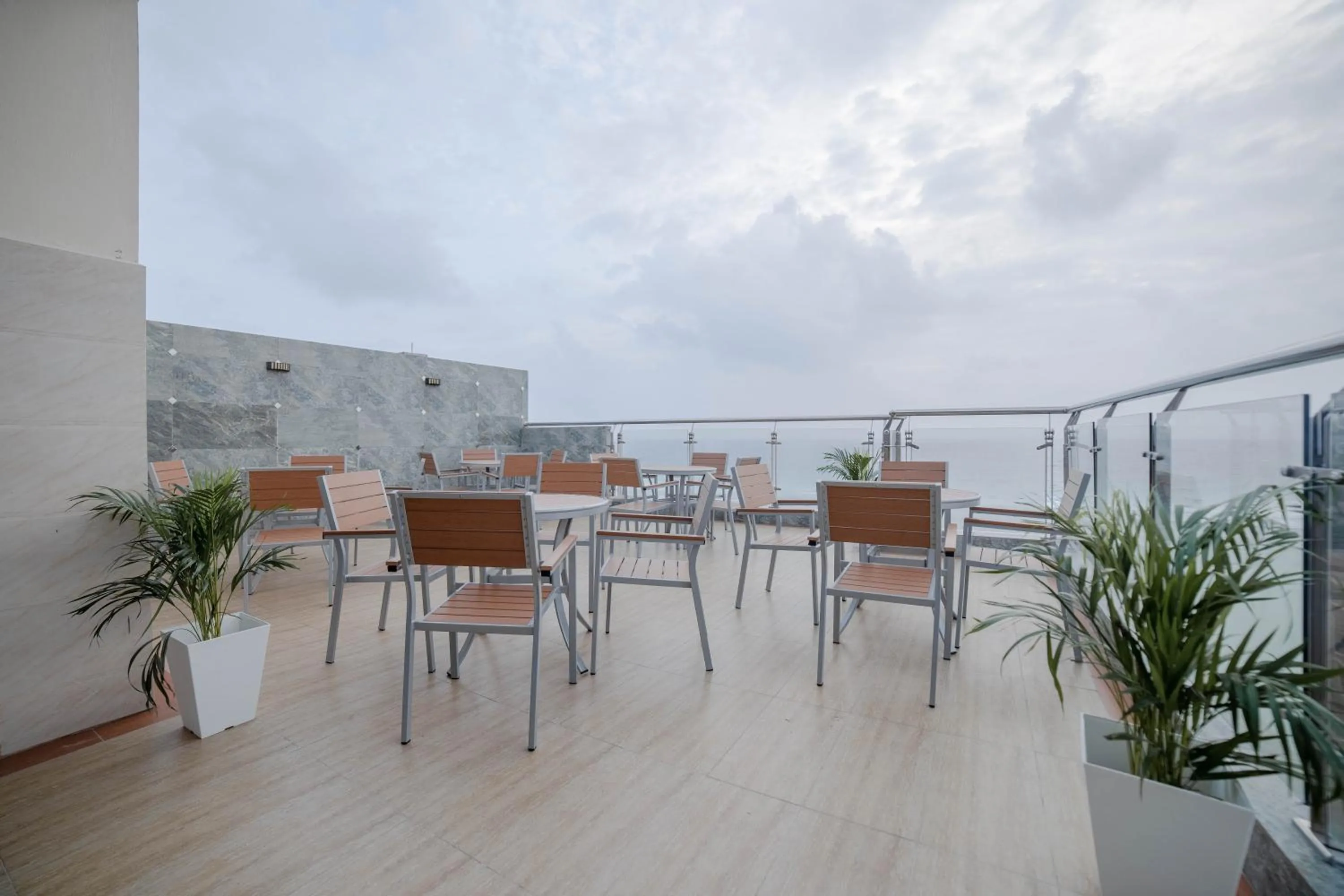 Balcony/Terrace in Amber Beach Hotel at Hulhumale