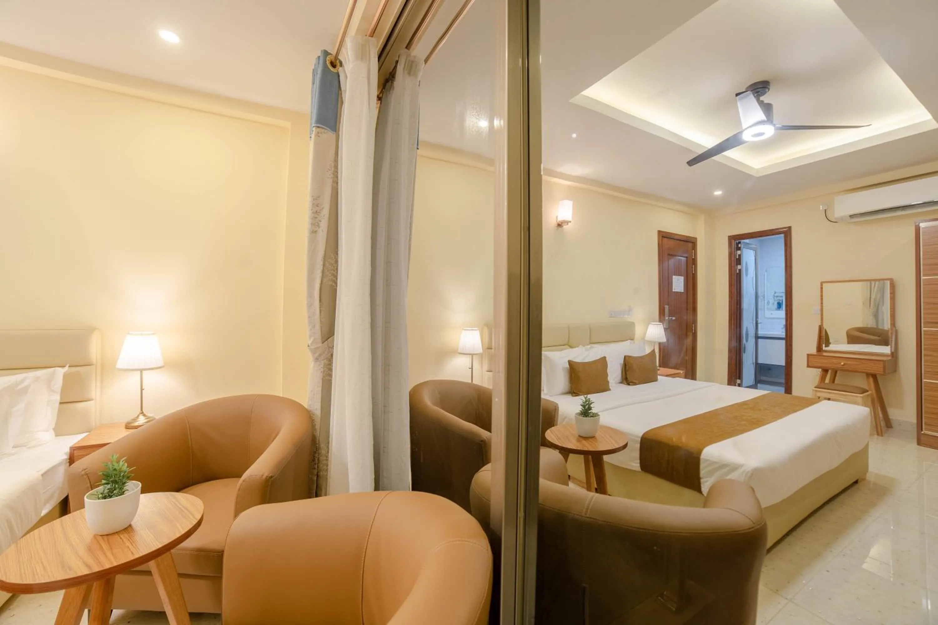 Bedroom, Bed in Amber Beach Hotel at Hulhumale