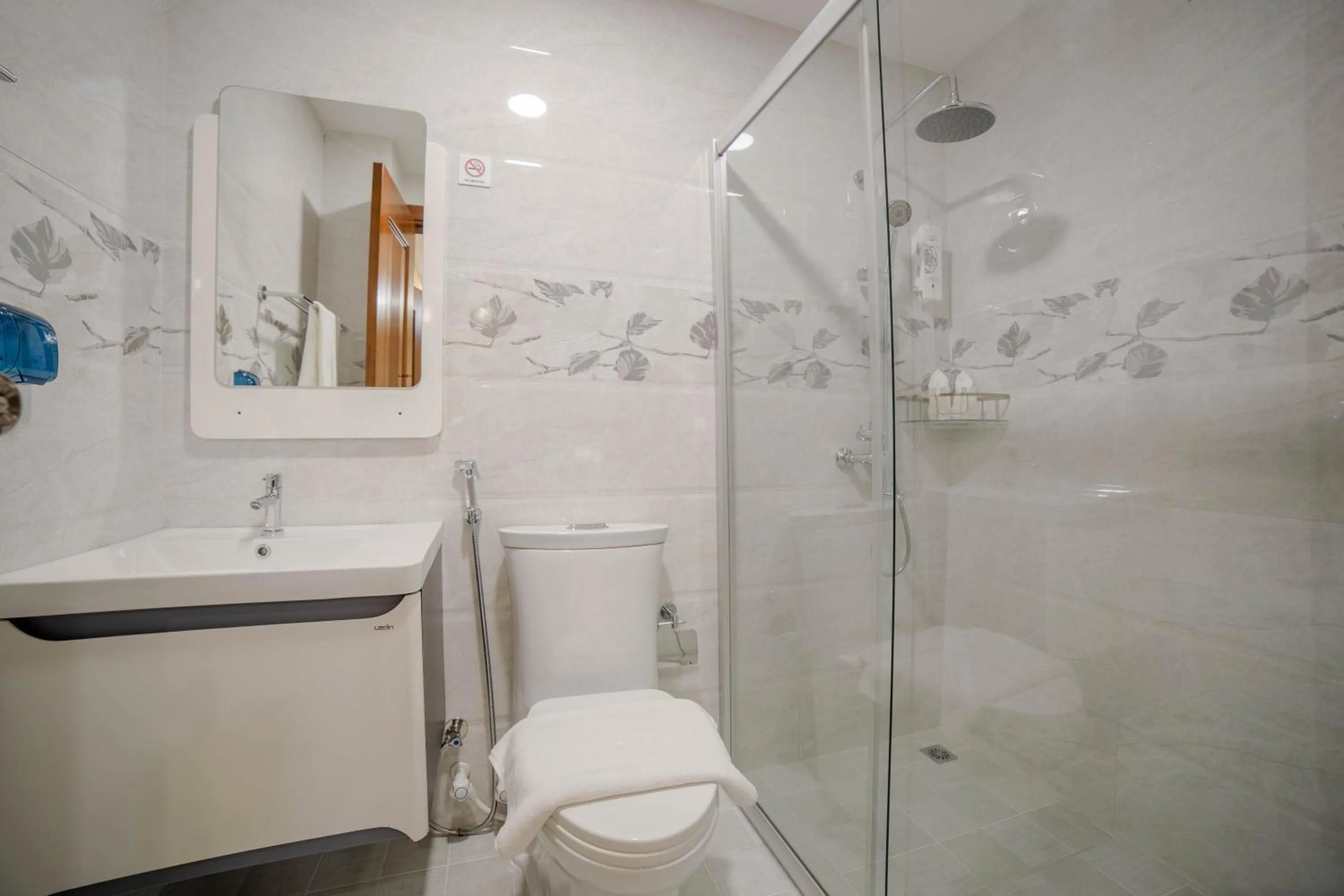 Shower in Amber Beach Hotel at Hulhumale