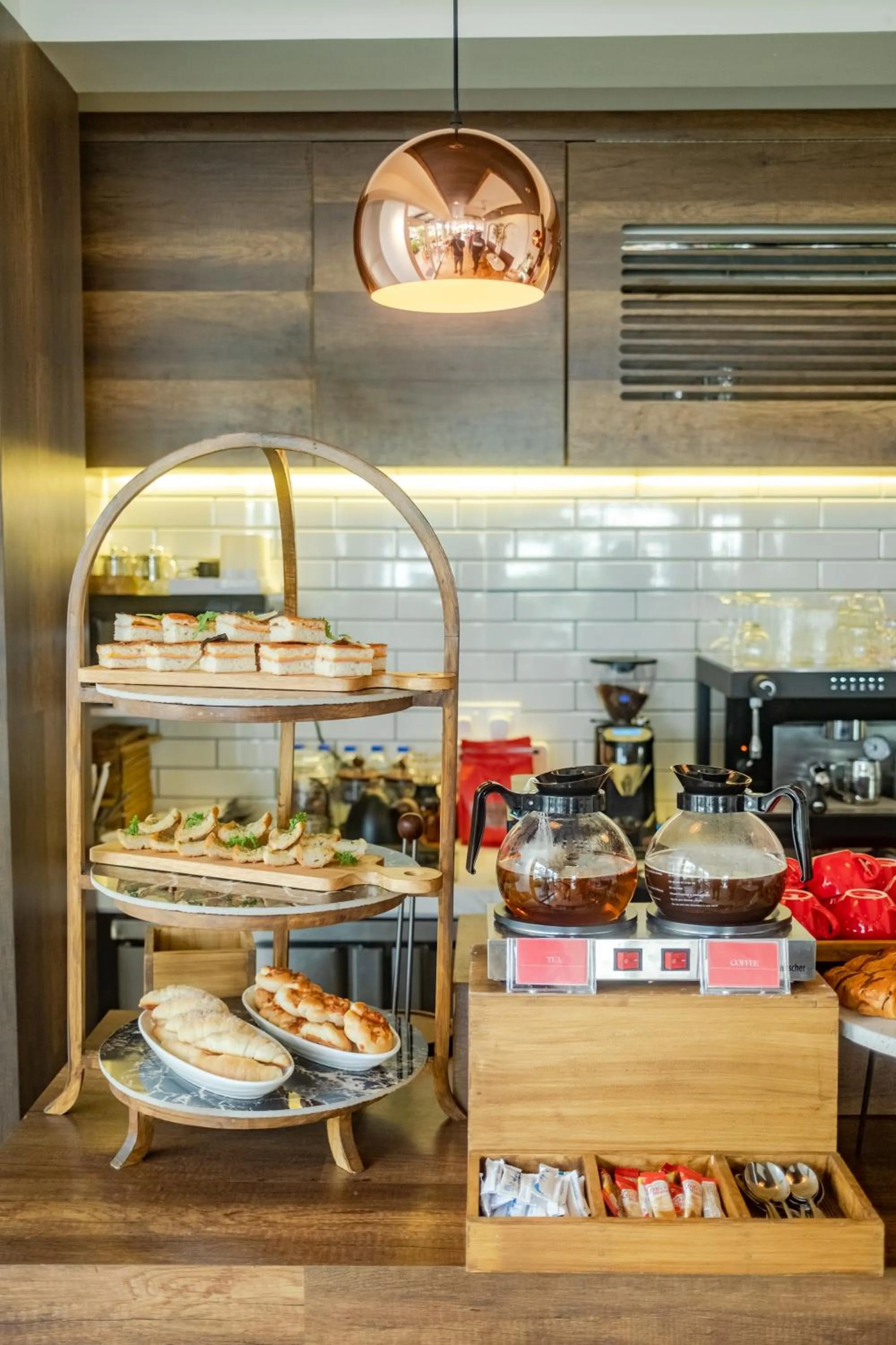 Buffet breakfast in Amber Beach Hotel at Hulhumale