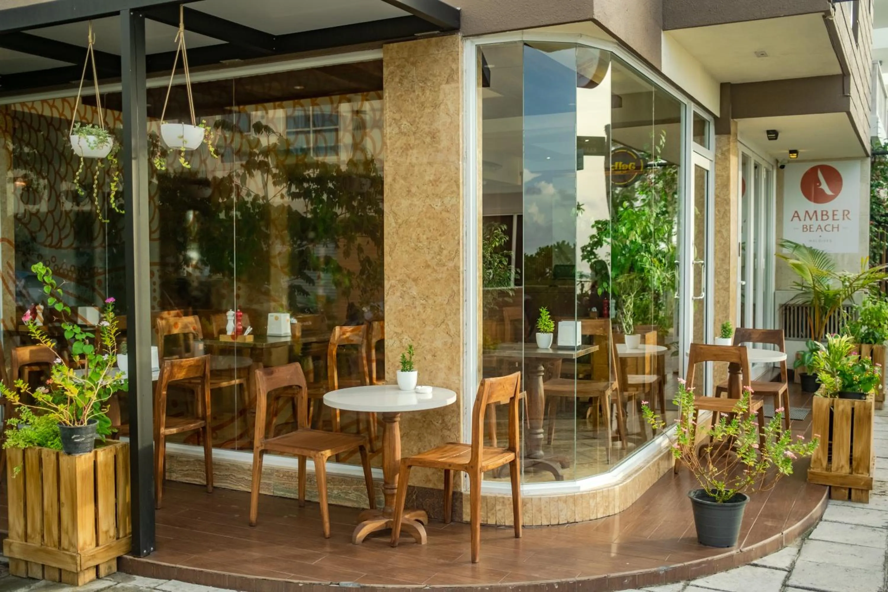 Restaurant/places to eat in Amber Beach Hotel at Hulhumale