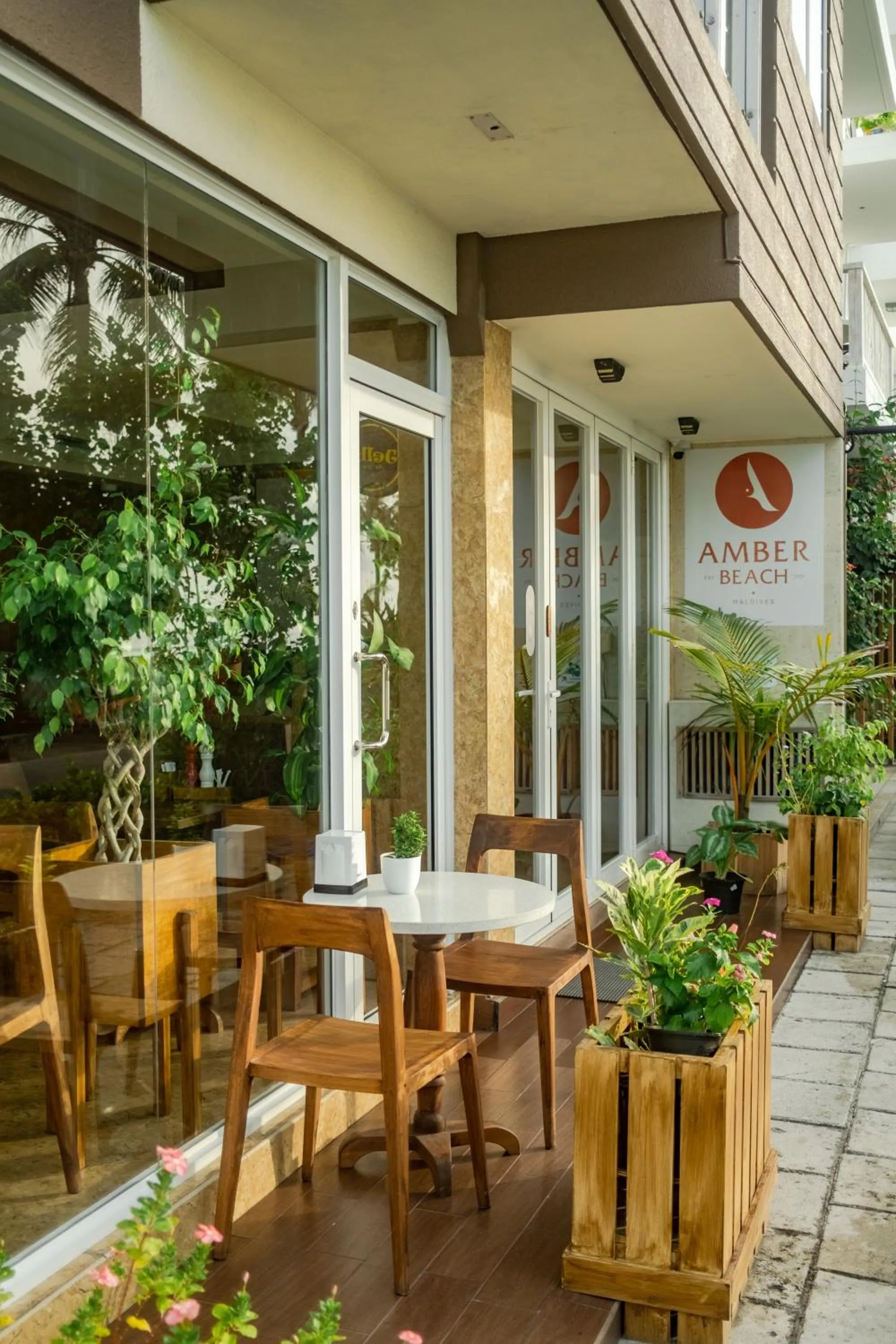 Restaurant/places to eat in Amber Beach Hotel at Hulhumale