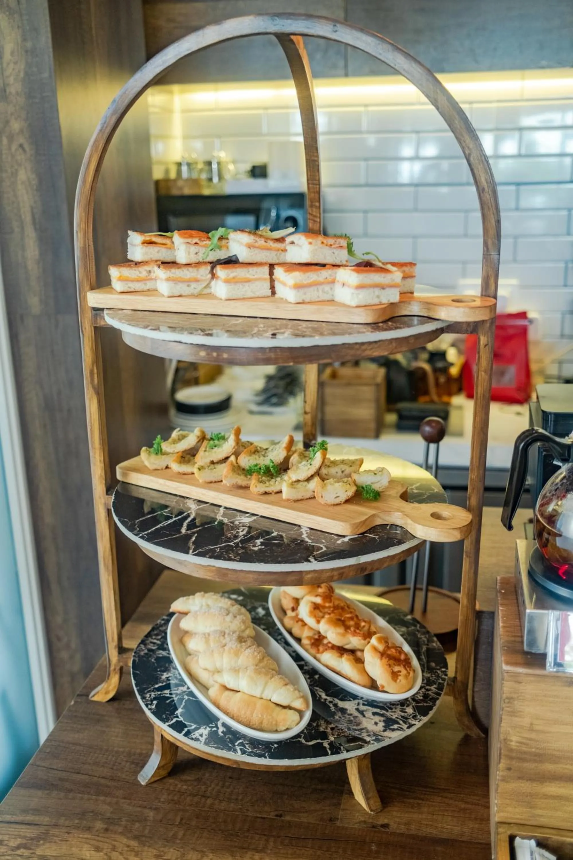 Buffet breakfast in Amber Beach Hotel at Hulhumale