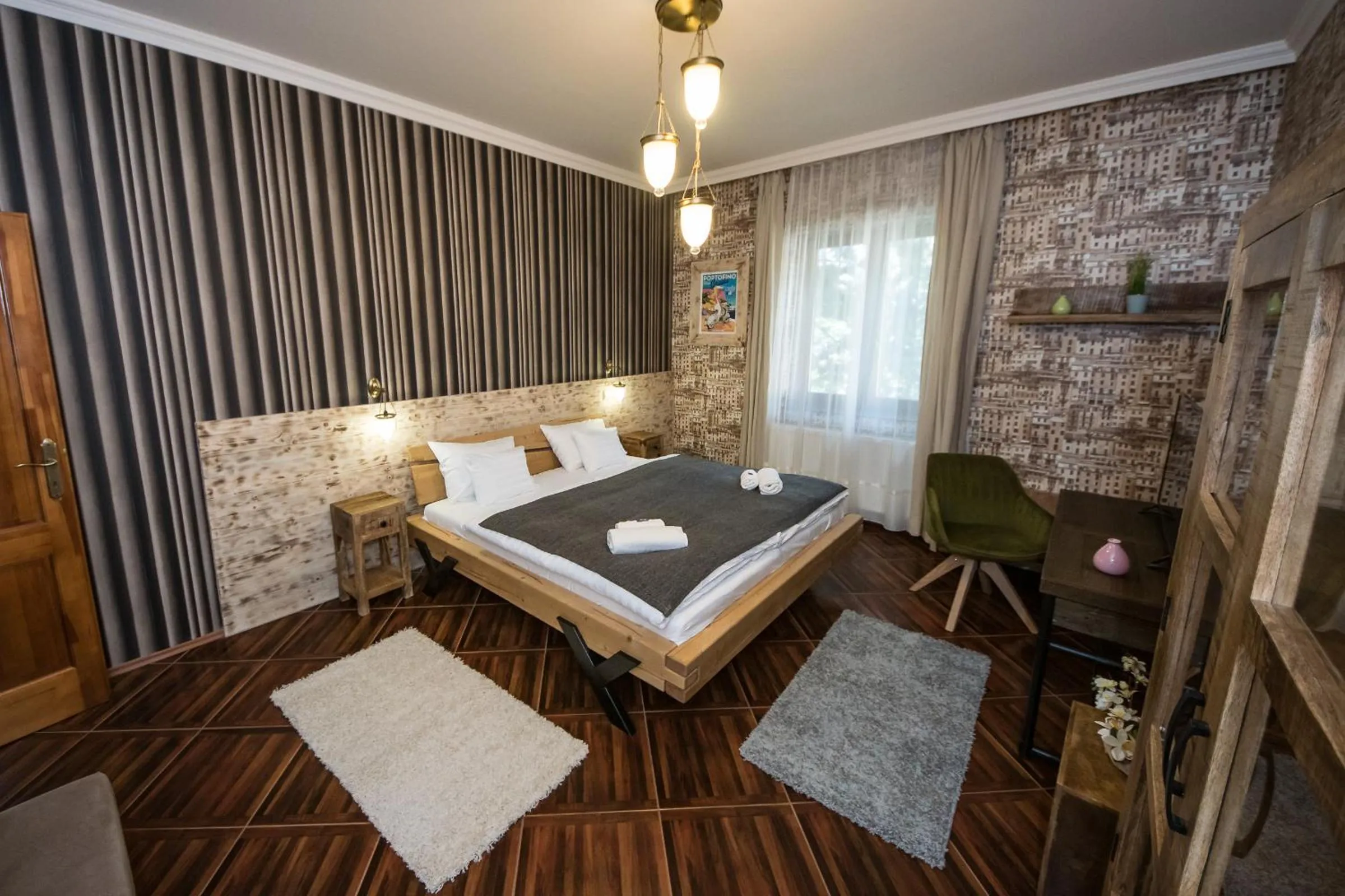 Bedroom, Bed in Platan Garden Rooms & Restaurant