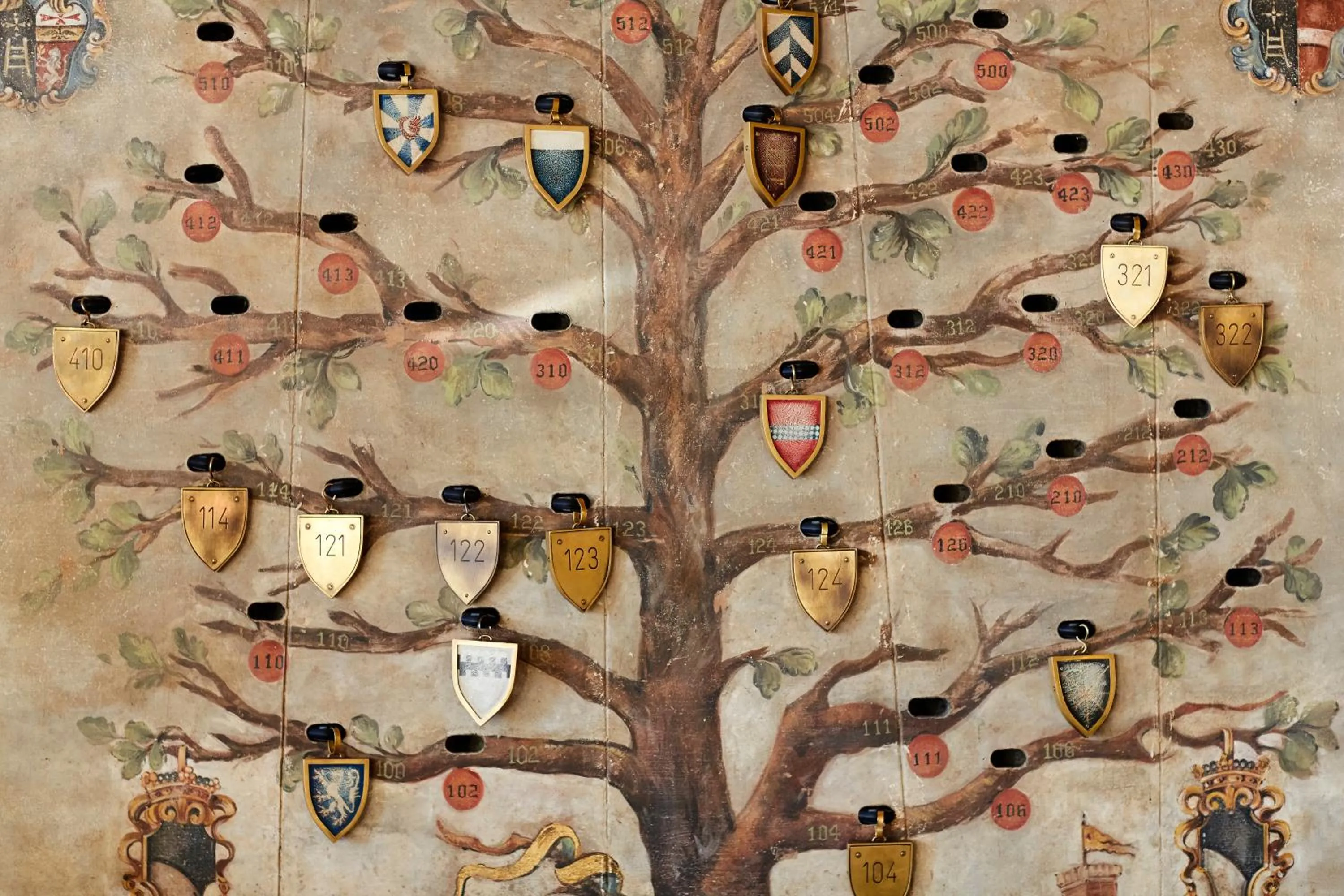 Decorative detail in Airelles Gordes, La Bastide