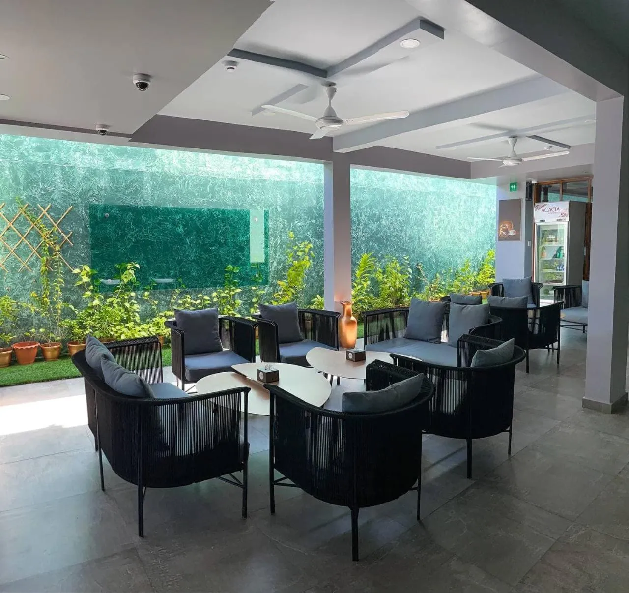 Lobby or reception in Acacia Beach Hotel