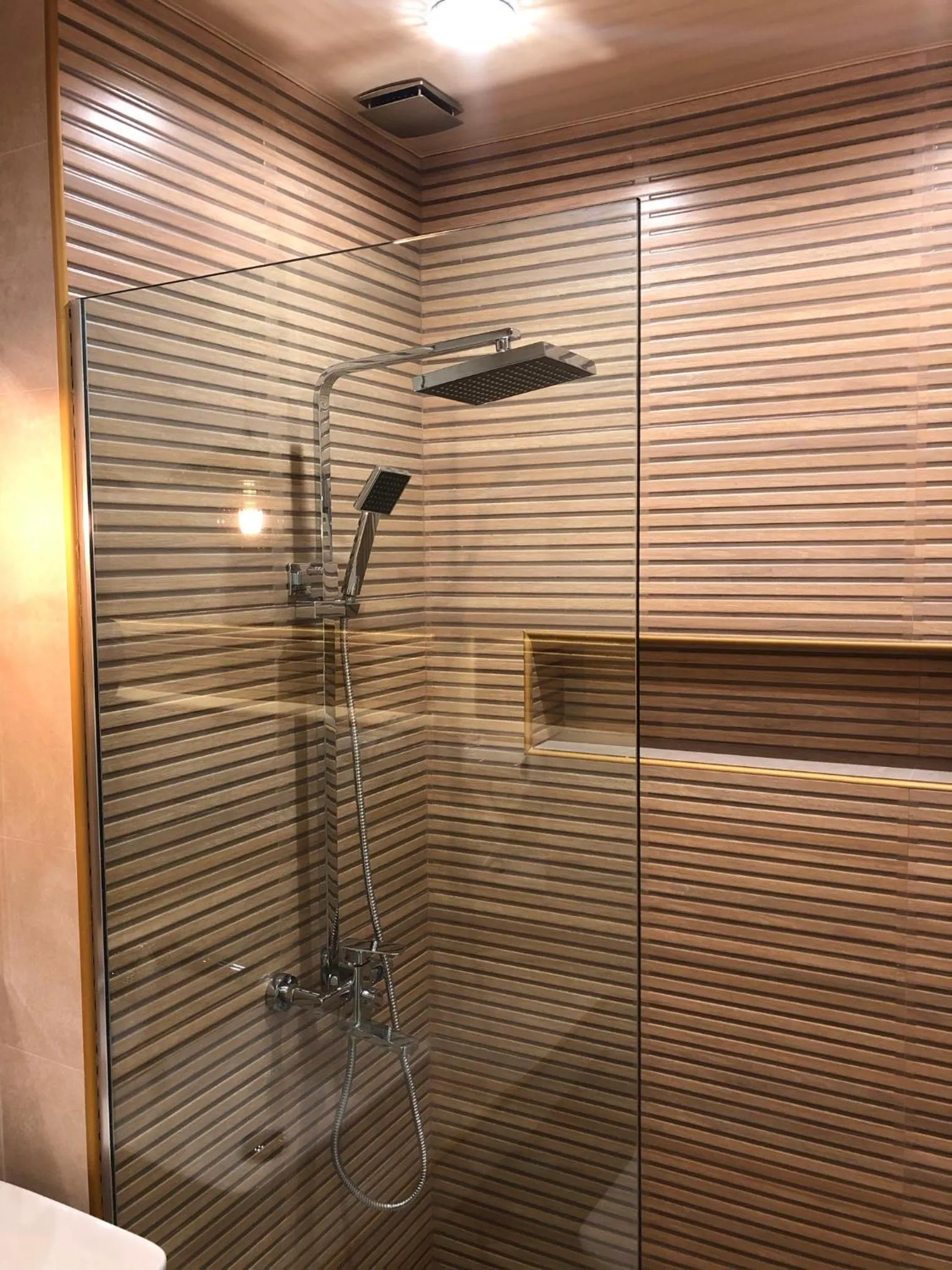 Shower in Rikhe palace boutique hotel