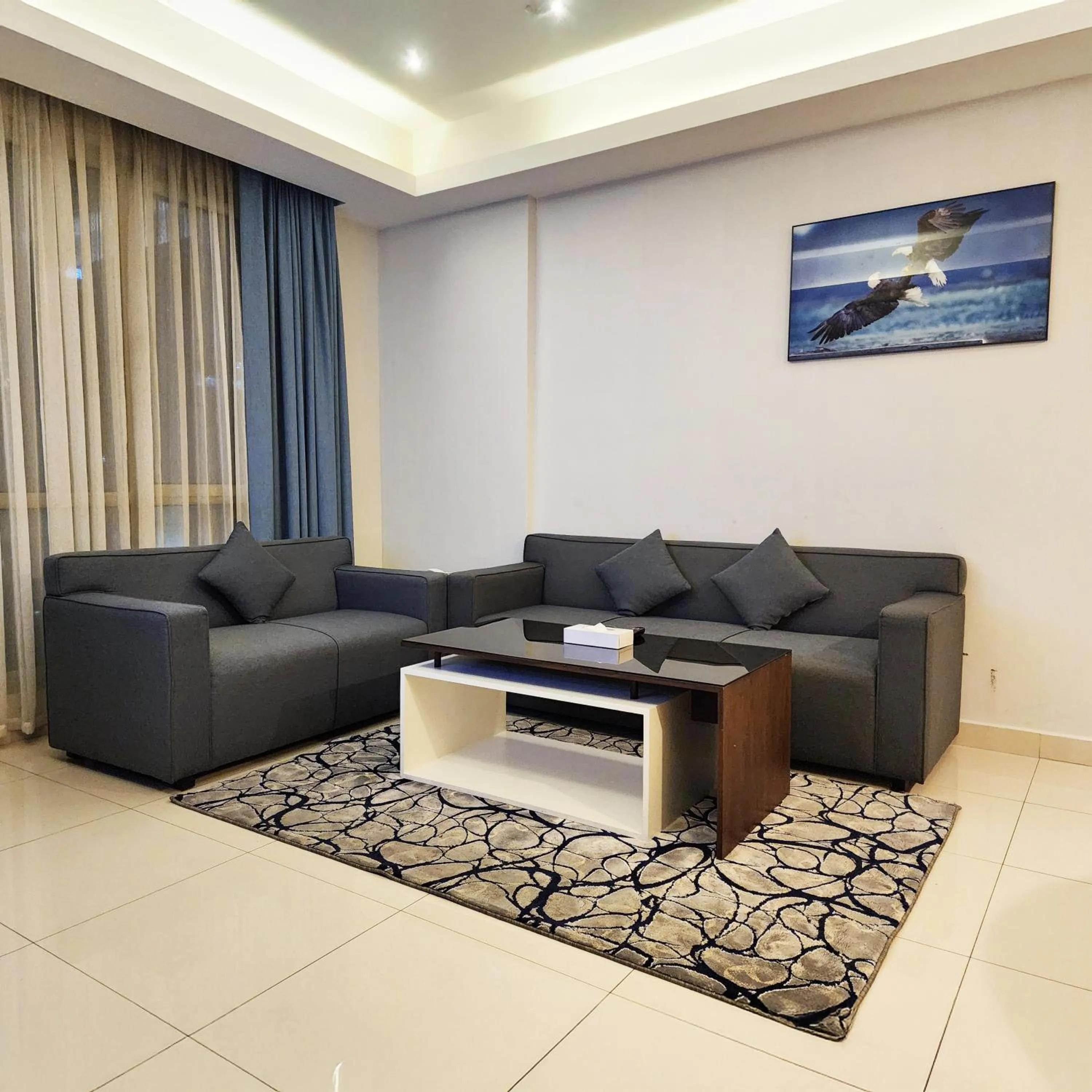 Living room in JUFFAIR BOULEVARD HOTEL & SUITES