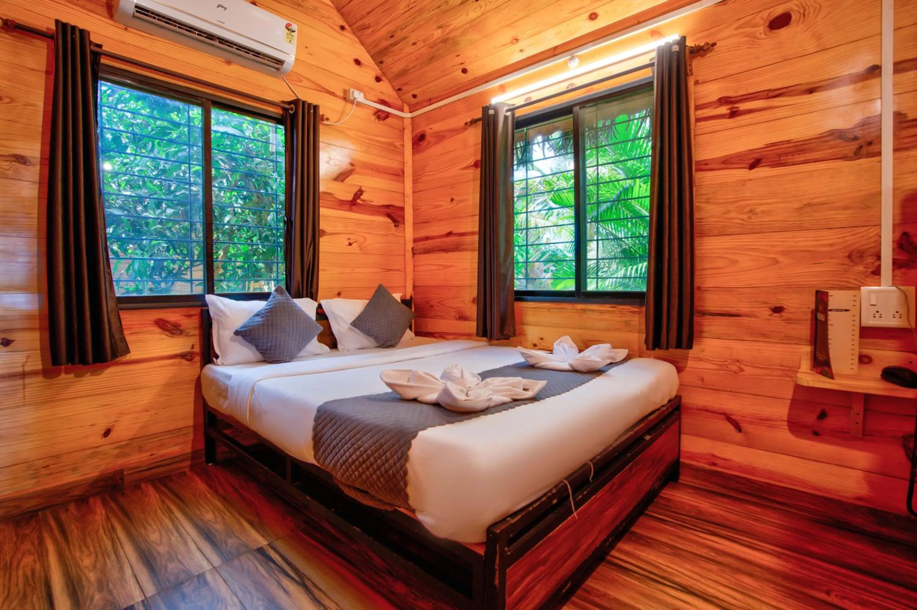 Bed in The Lazy Cabanas