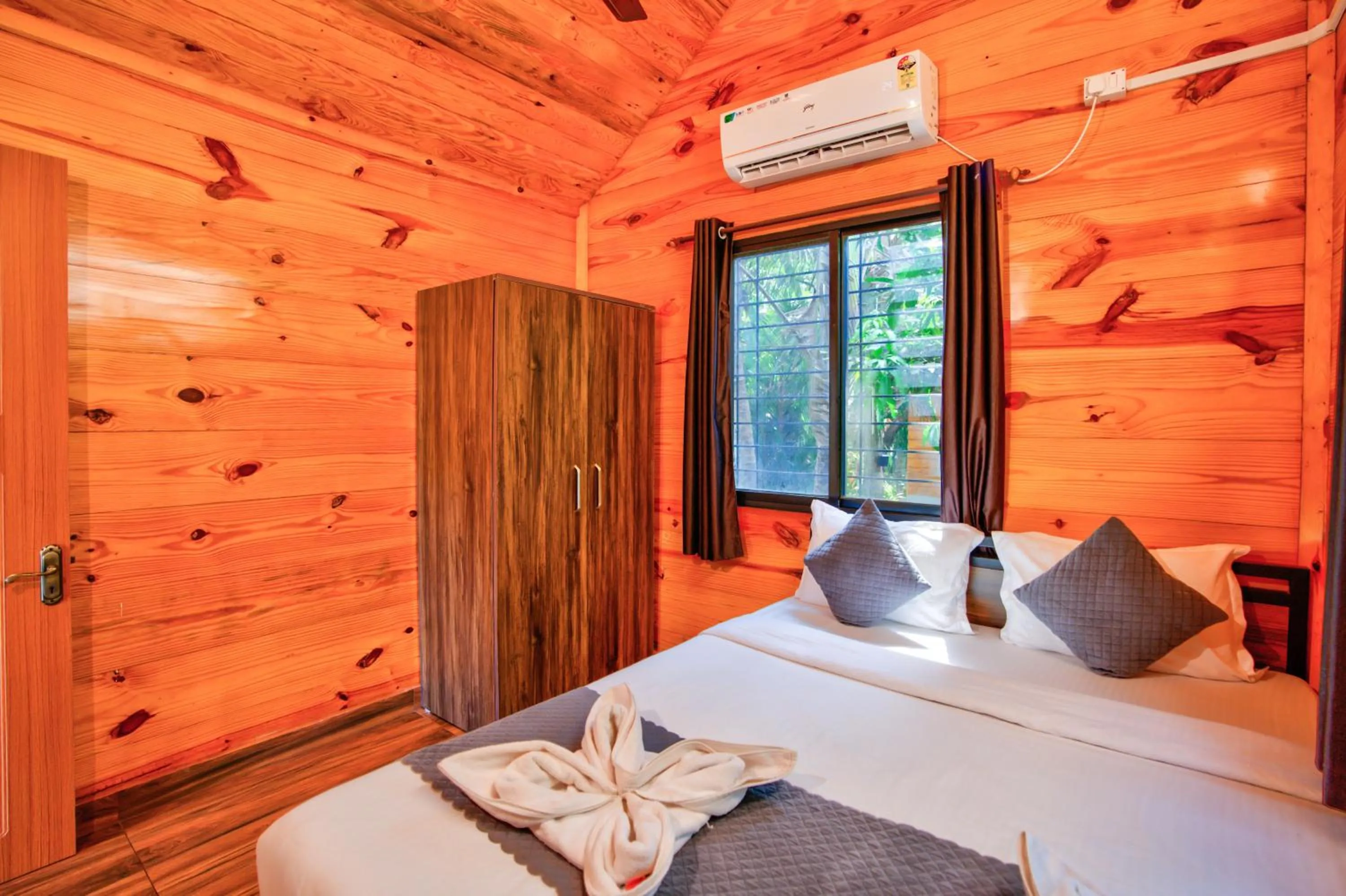 Bed in The Lazy Cabanas