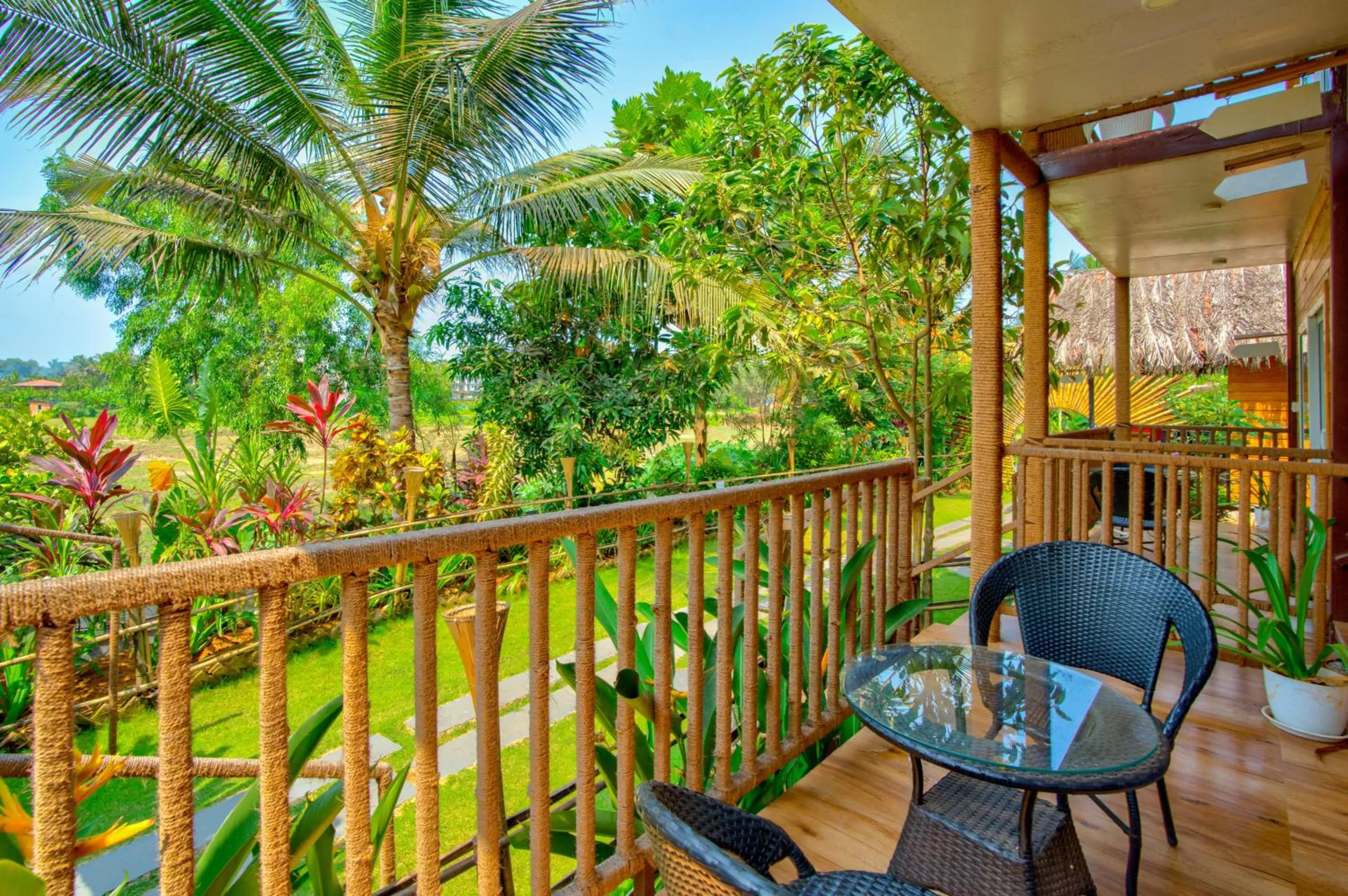 Patio in The Lazy Cabanas