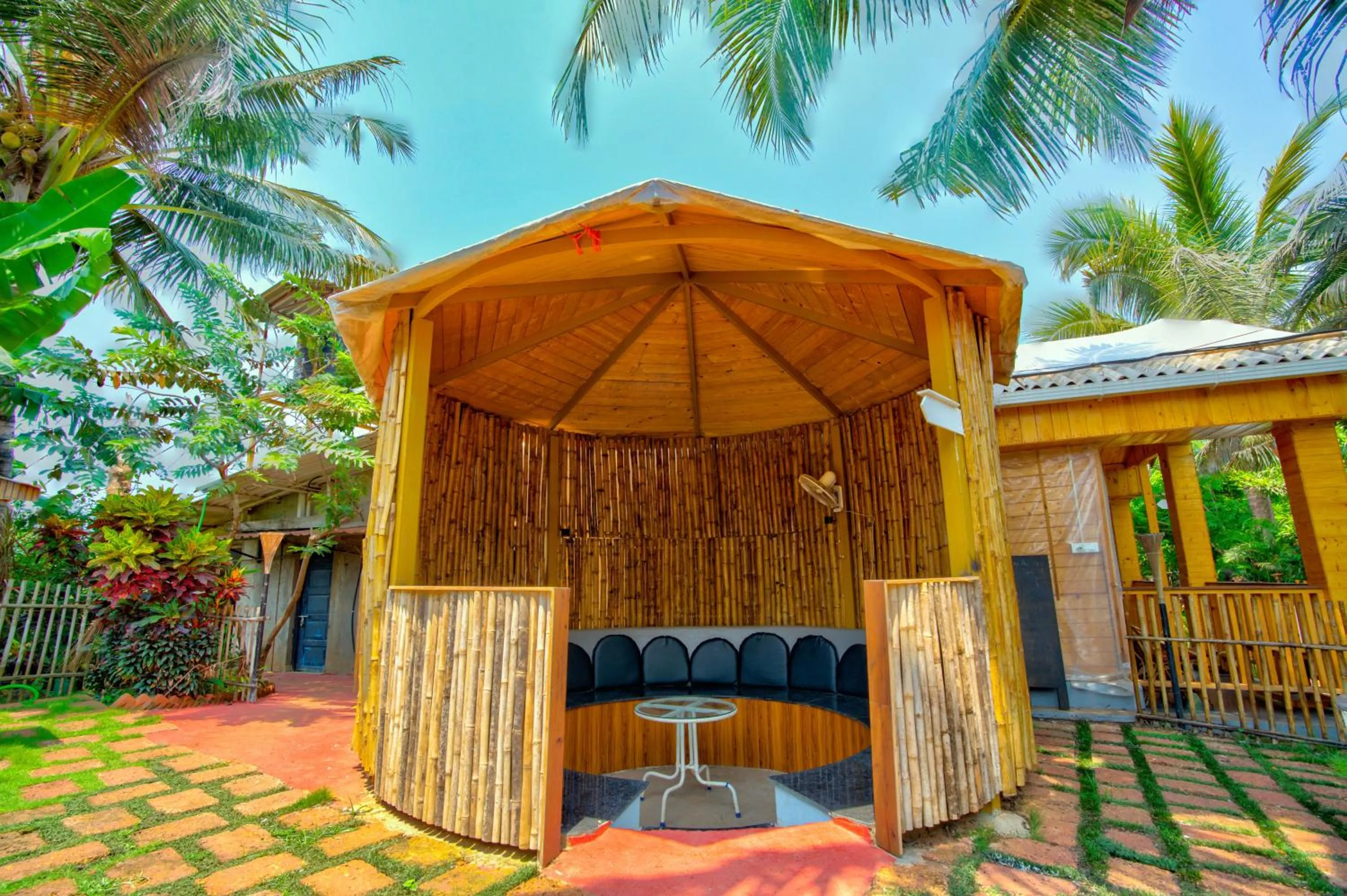 Patio in The Lazy Cabanas