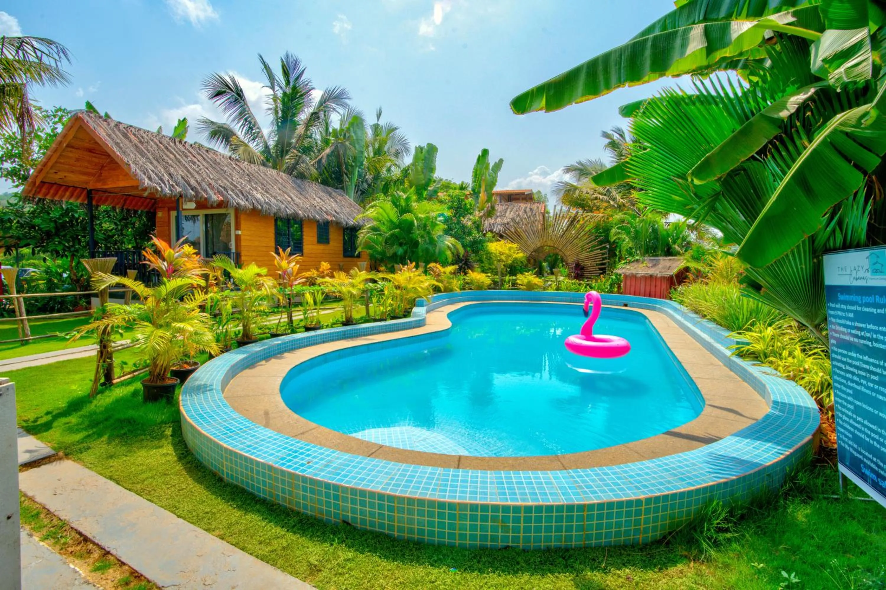 Day in The Lazy Cabanas