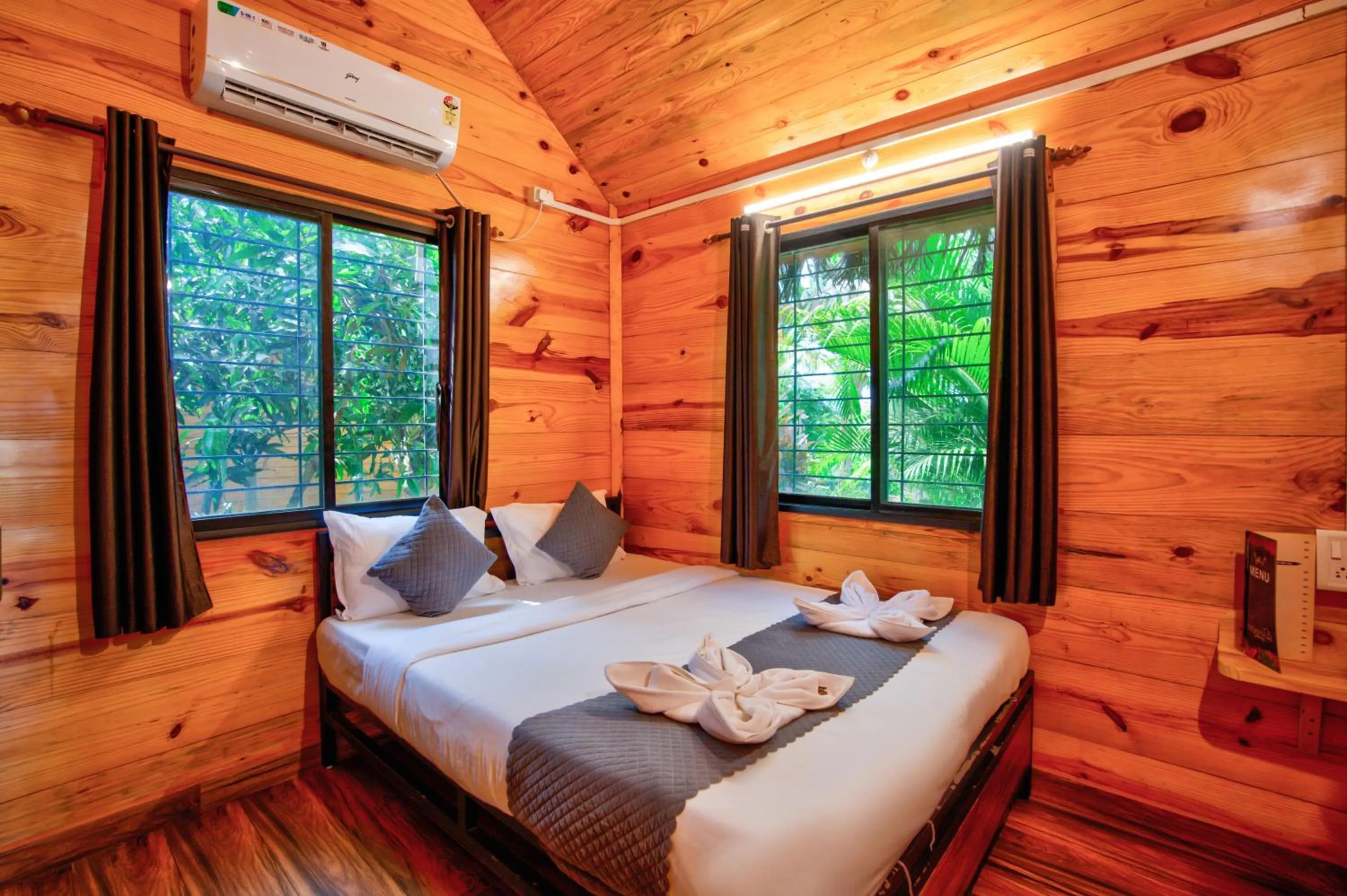 Bed in The Lazy Cabanas