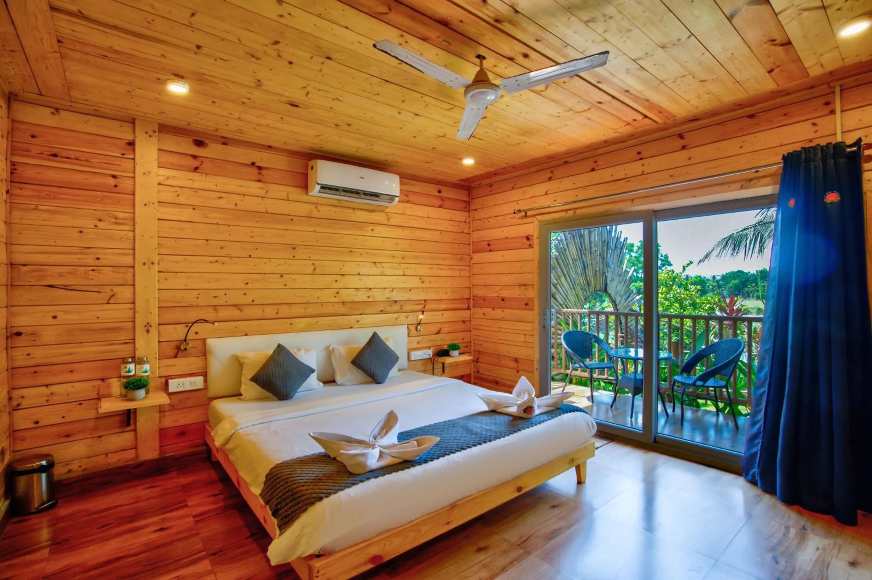 Bed in The Lazy Cabanas