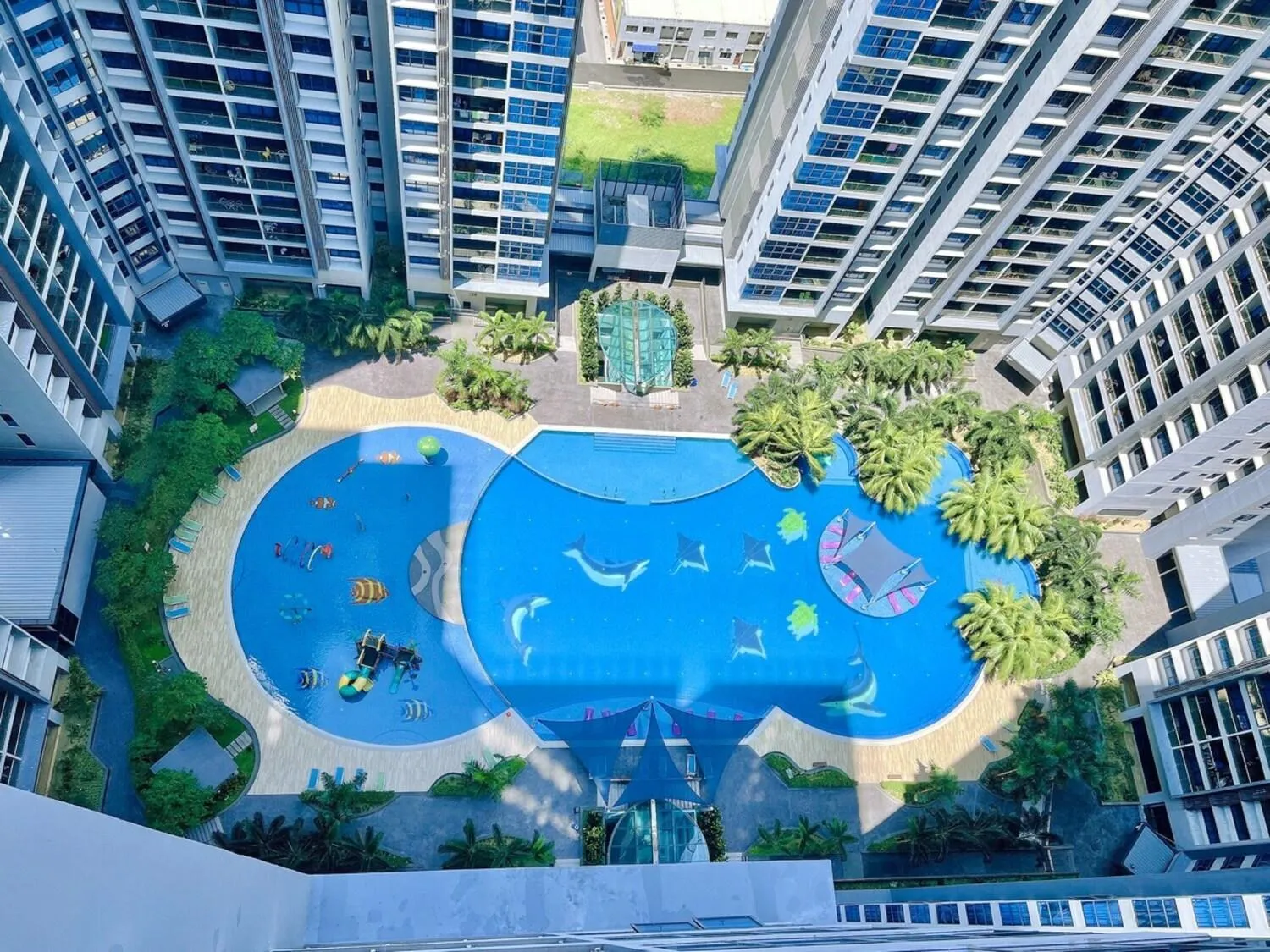 Swimming pool in Atlantis Residences Melaka