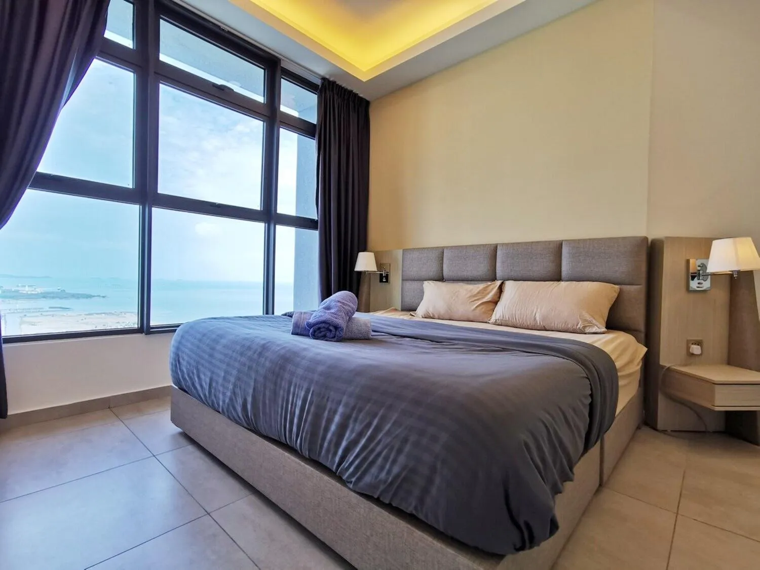 Bed in Atlantis Residences Melaka