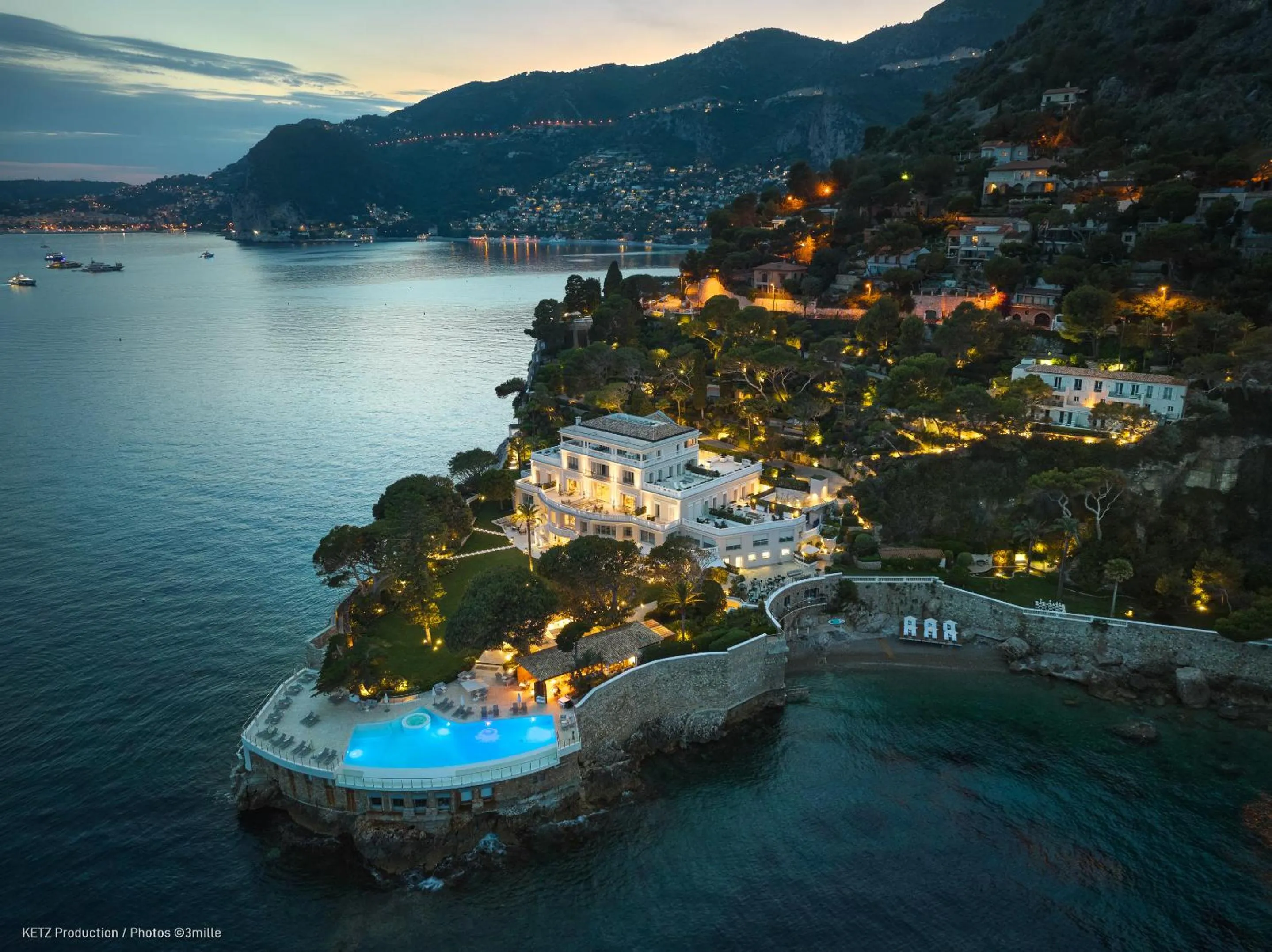 Bird's eye view in Hotel Cap Estel