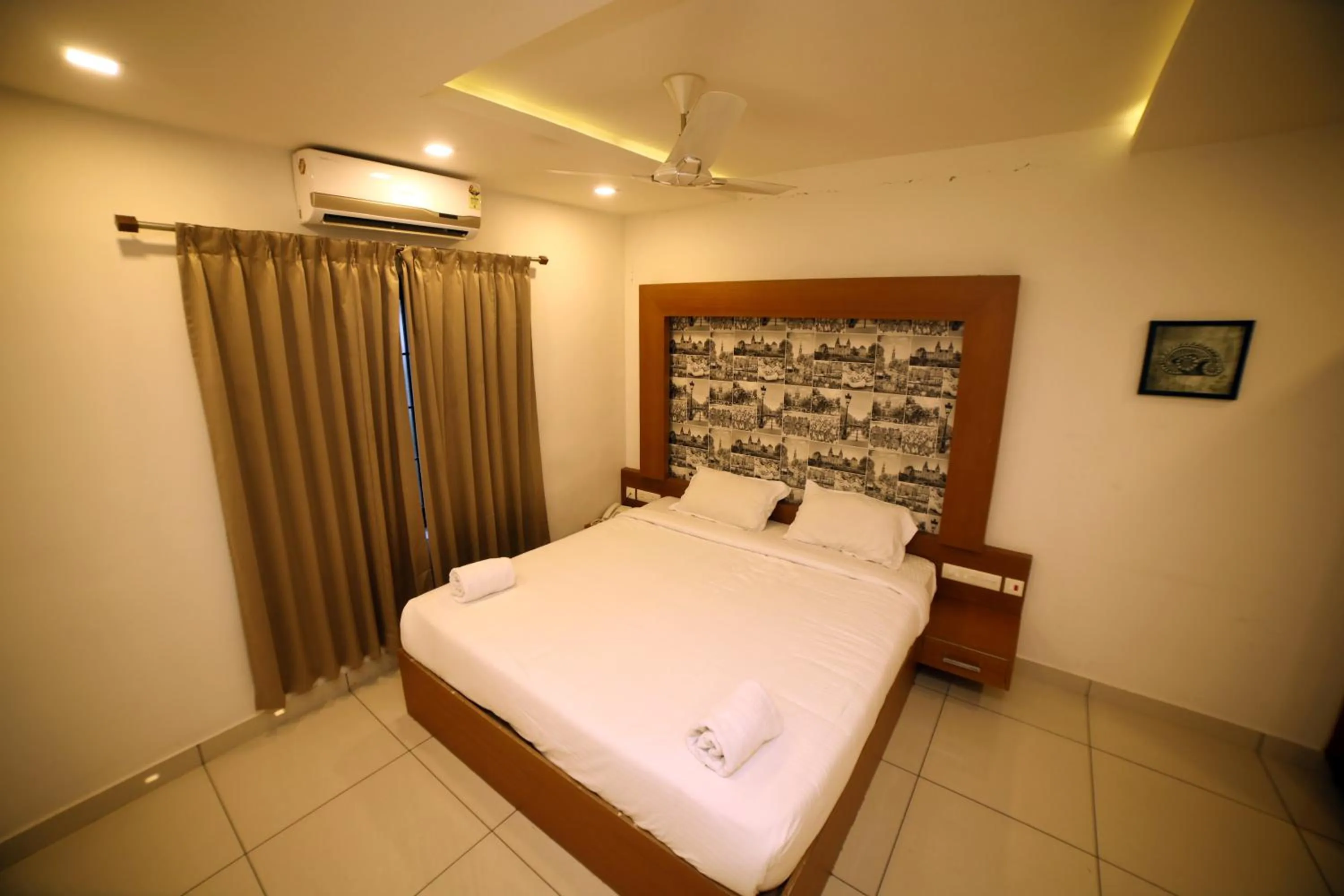 Bed in AURA RESIDENCY