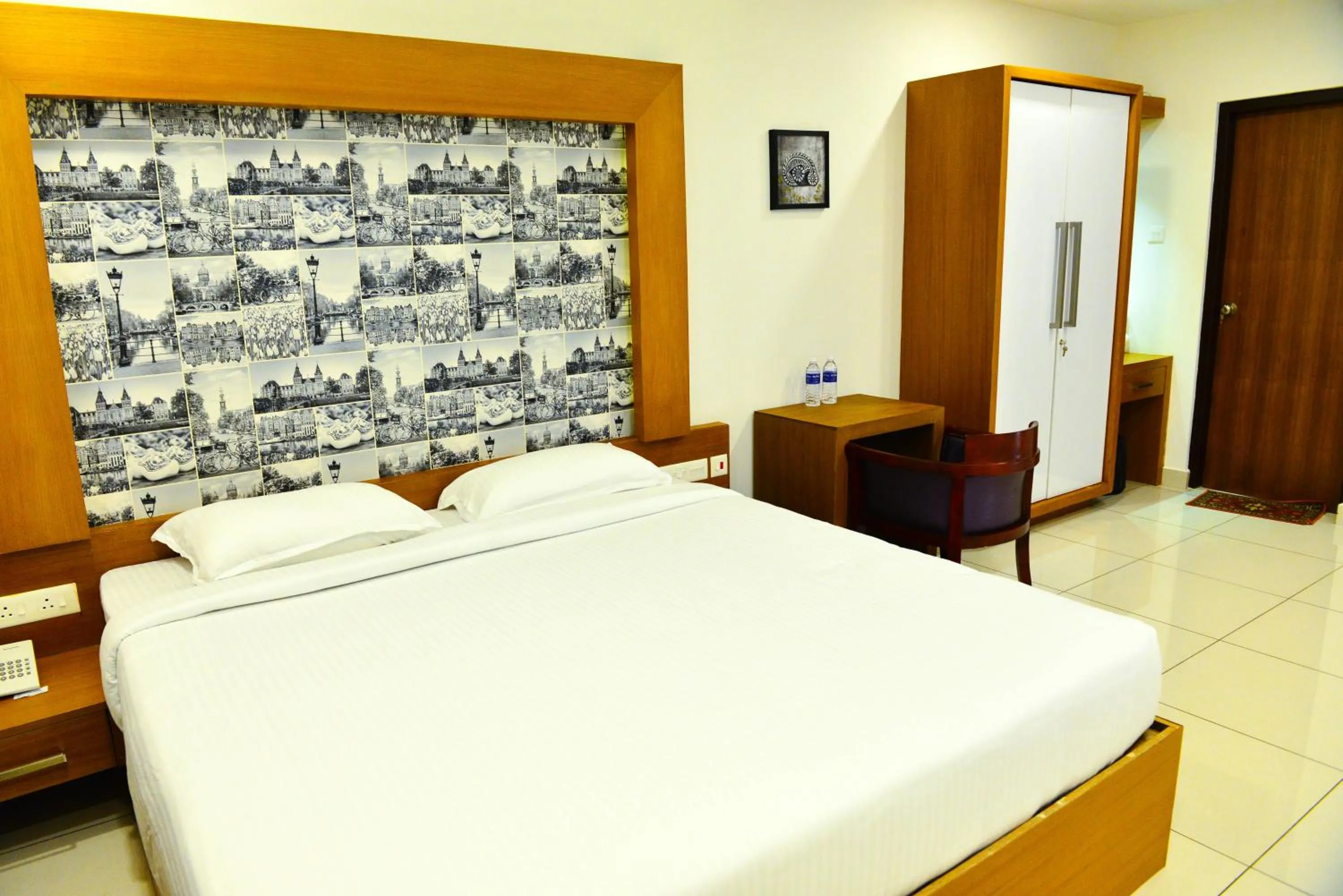 Bed in AURA RESIDENCY