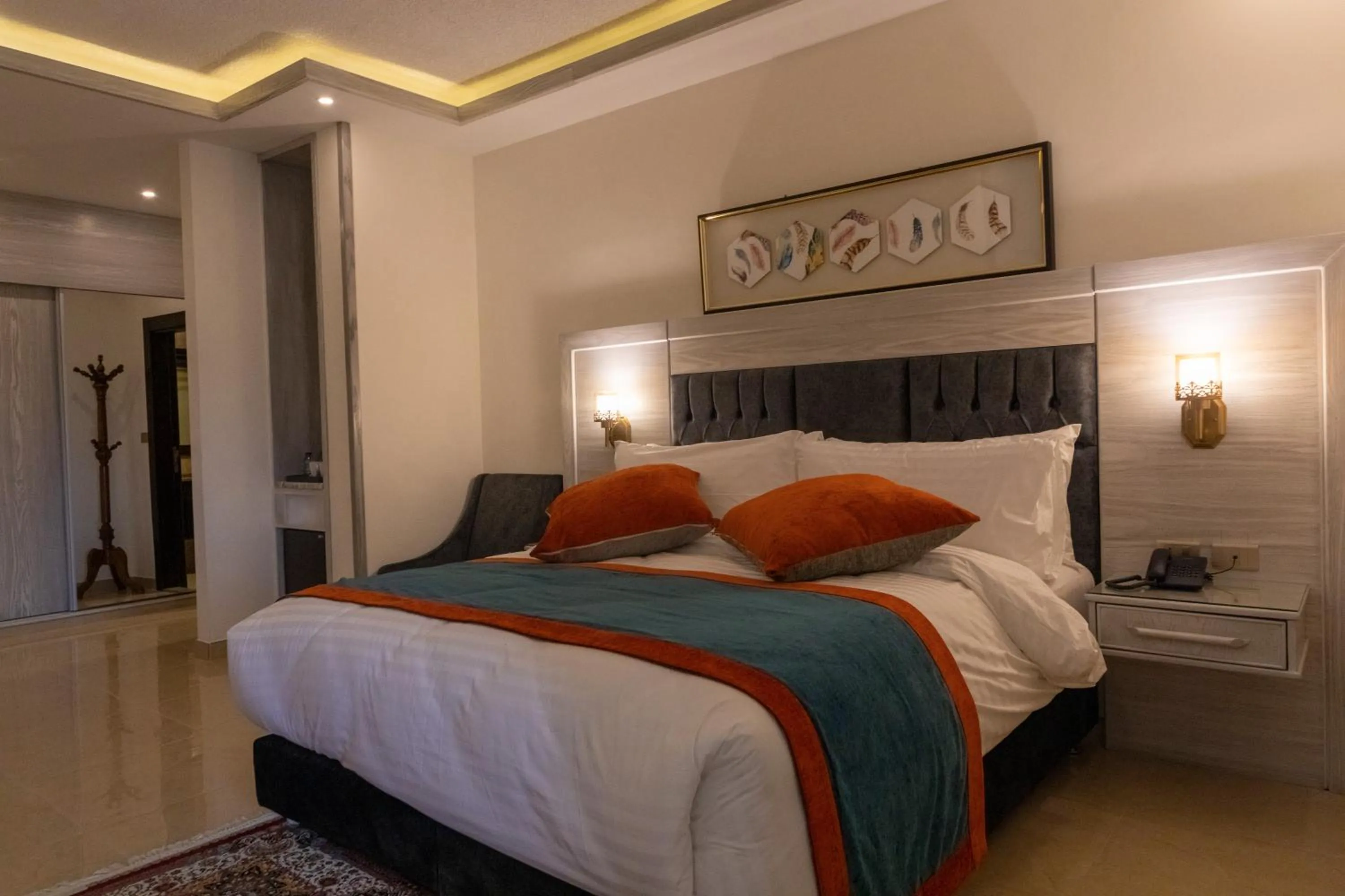 Bedroom, Bed in Petra Canyon Hotel