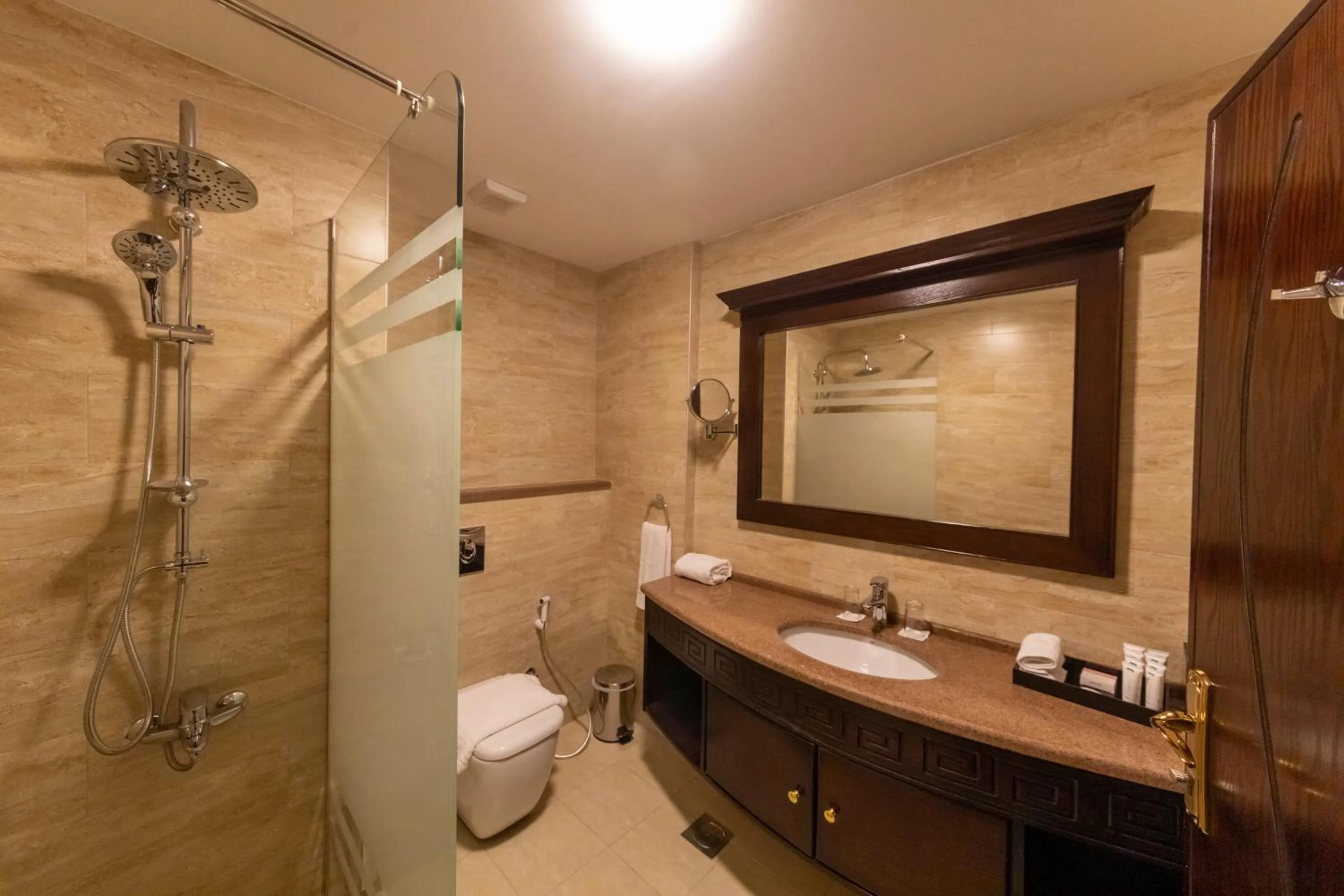 Bathroom in Petra Canyon Hotel