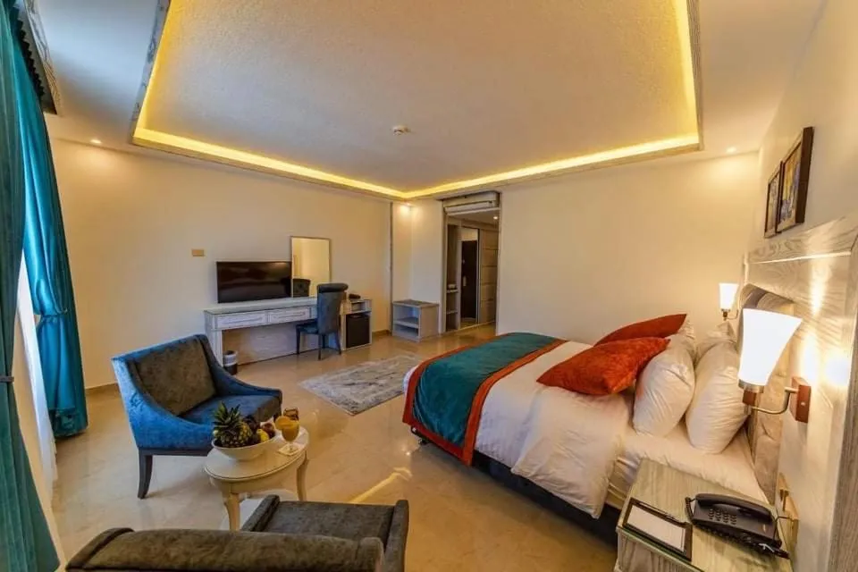 Bedroom, Bed in Petra Canyon Hotel