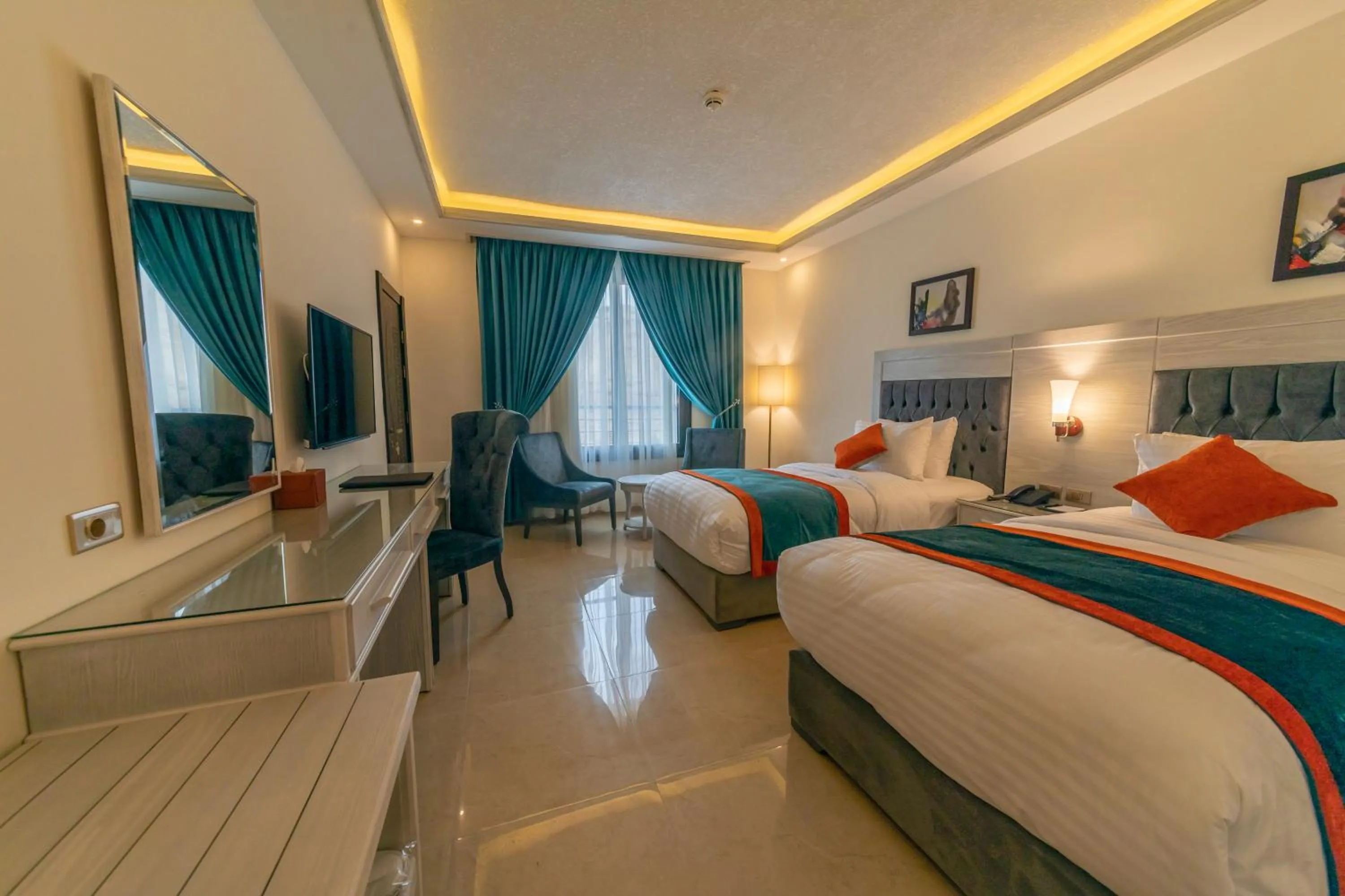 Bedroom, Bed in Petra Canyon Hotel