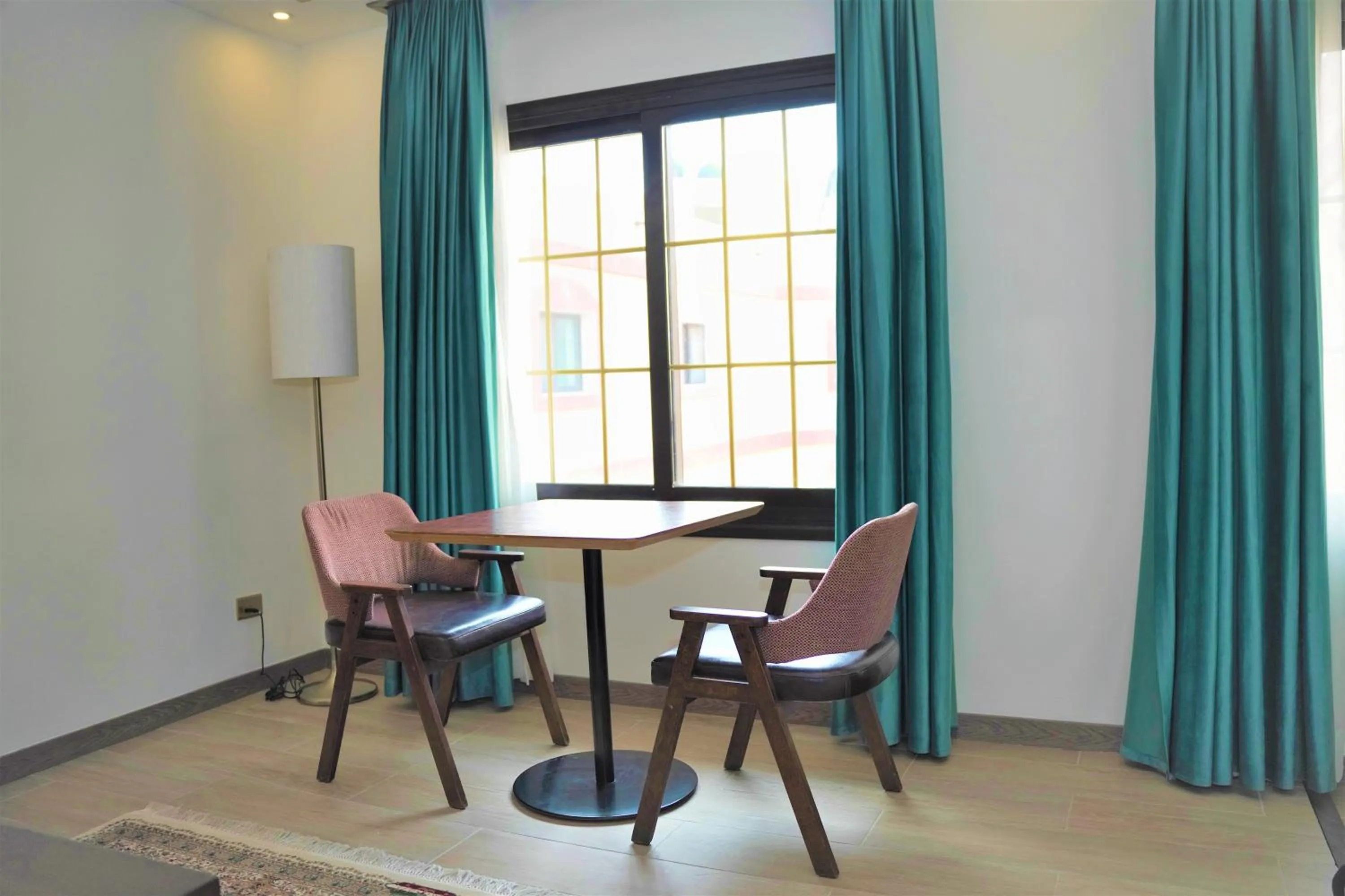 Seating area in Petra Canyon Hotel